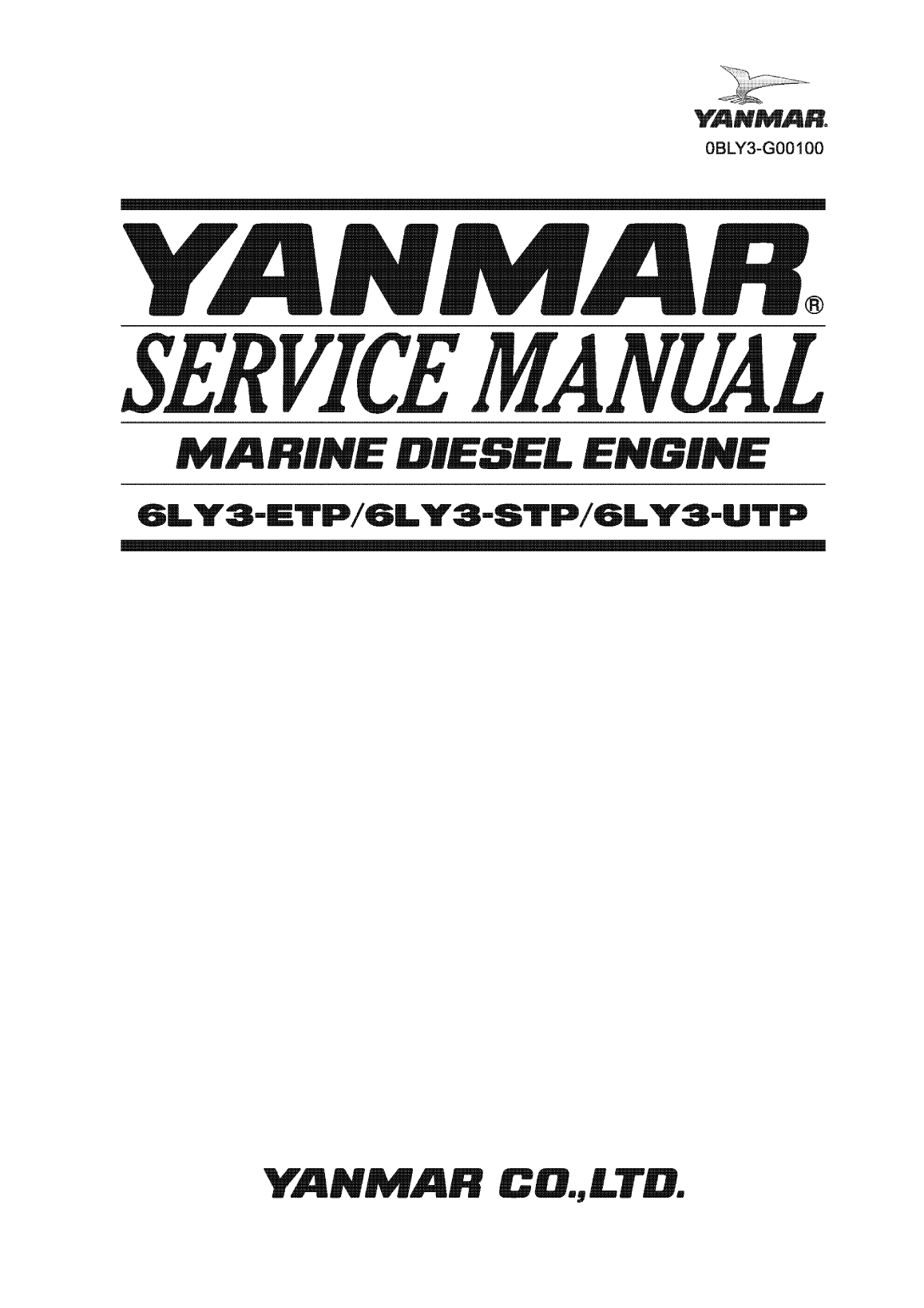6ly3 utp: Yanmar Inboard Engine 380hp/279kw Service Manual