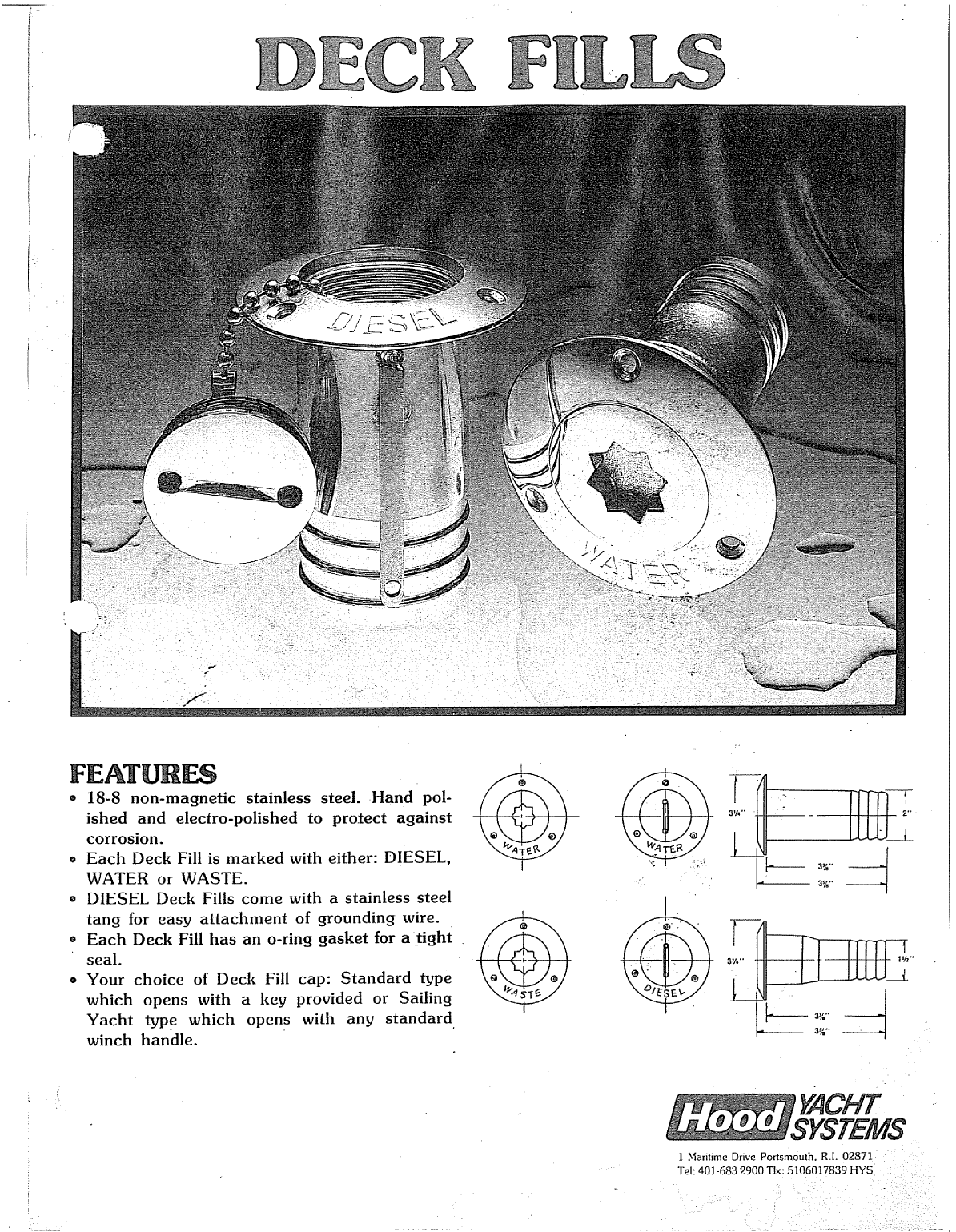 Hood. Yacht. Systems Hatches. Ports