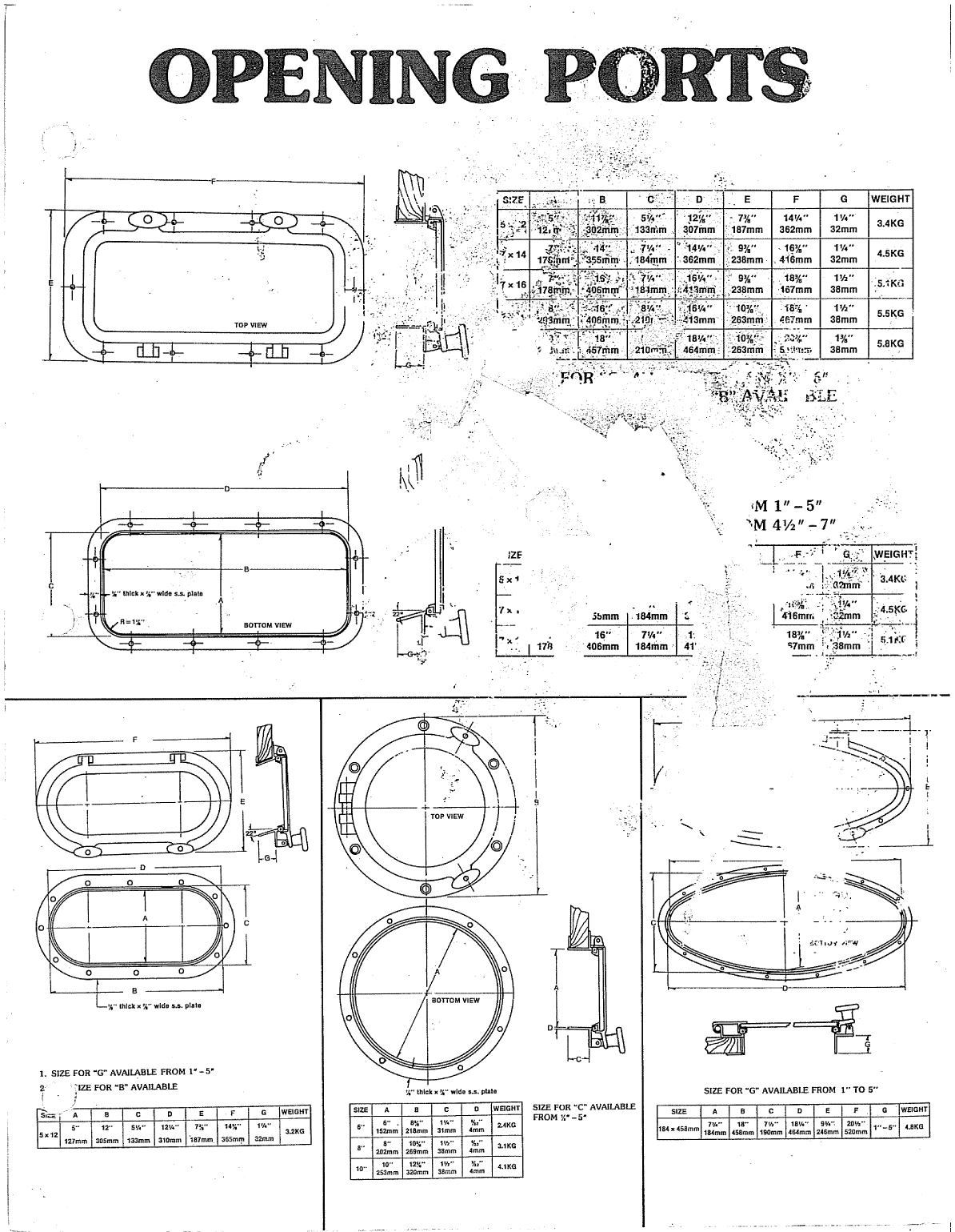 Hood. Yacht. Systems Hatches. Ports