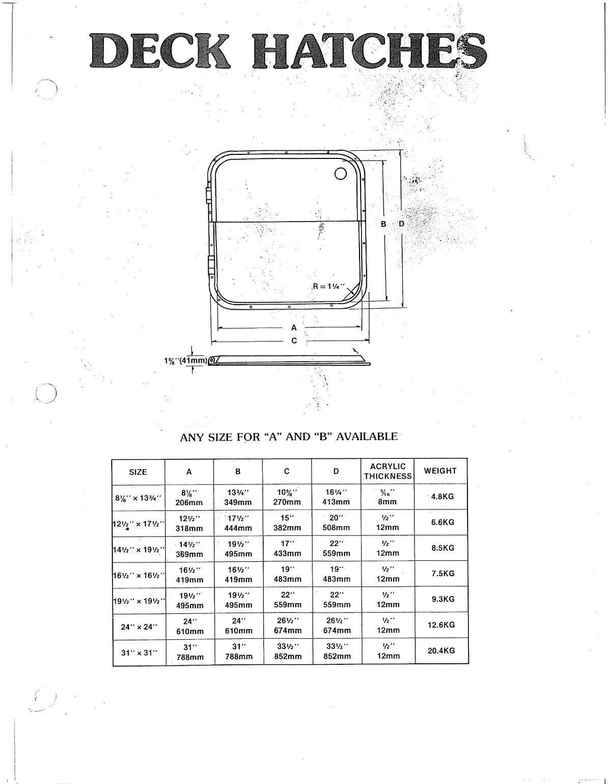 Hood. Yacht. Systems Hatches. Ports