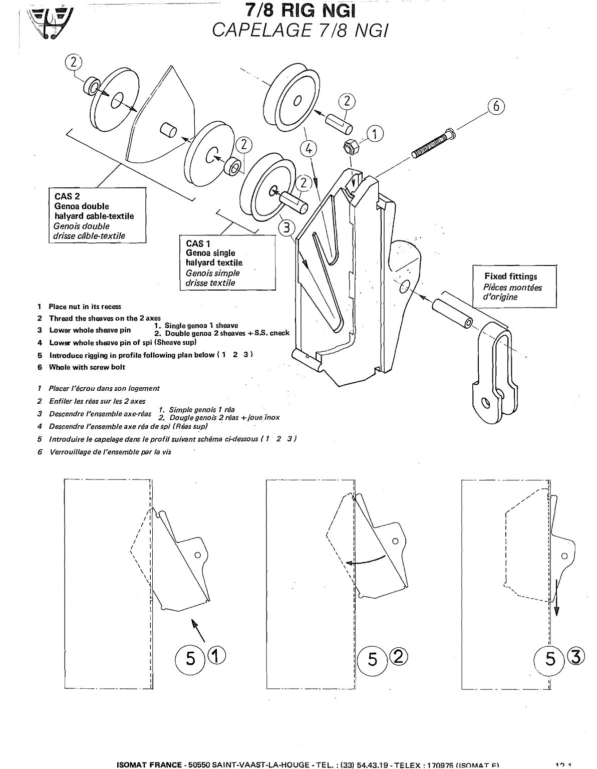 Isomat Spares Alumnum. Masts