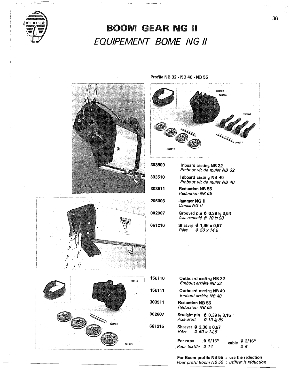 Isomat Spares Alumnum. Masts