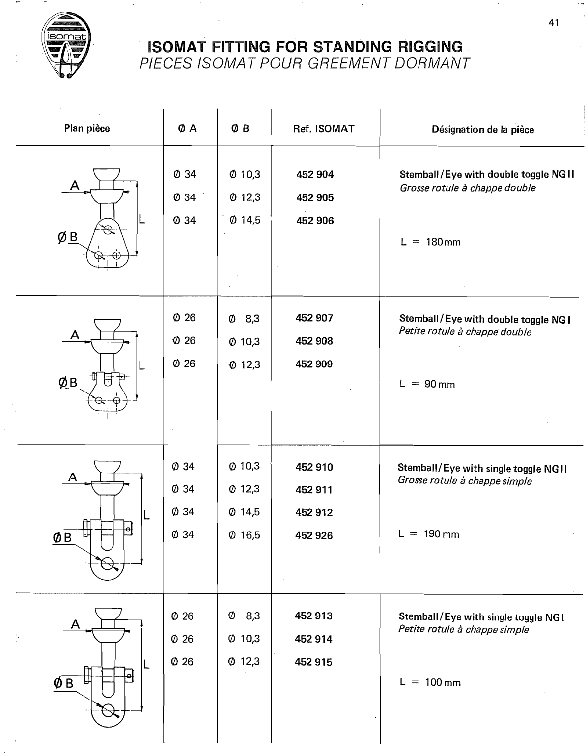 Isomat Spares Alumnum. Masts