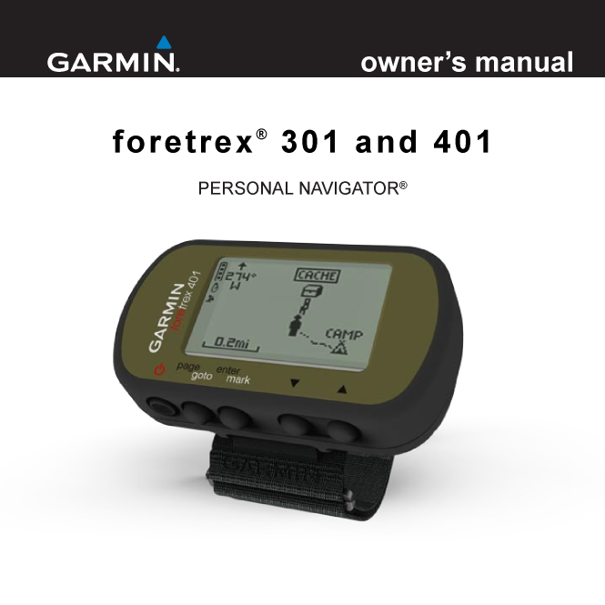 Foretrex301 Owners Manual
