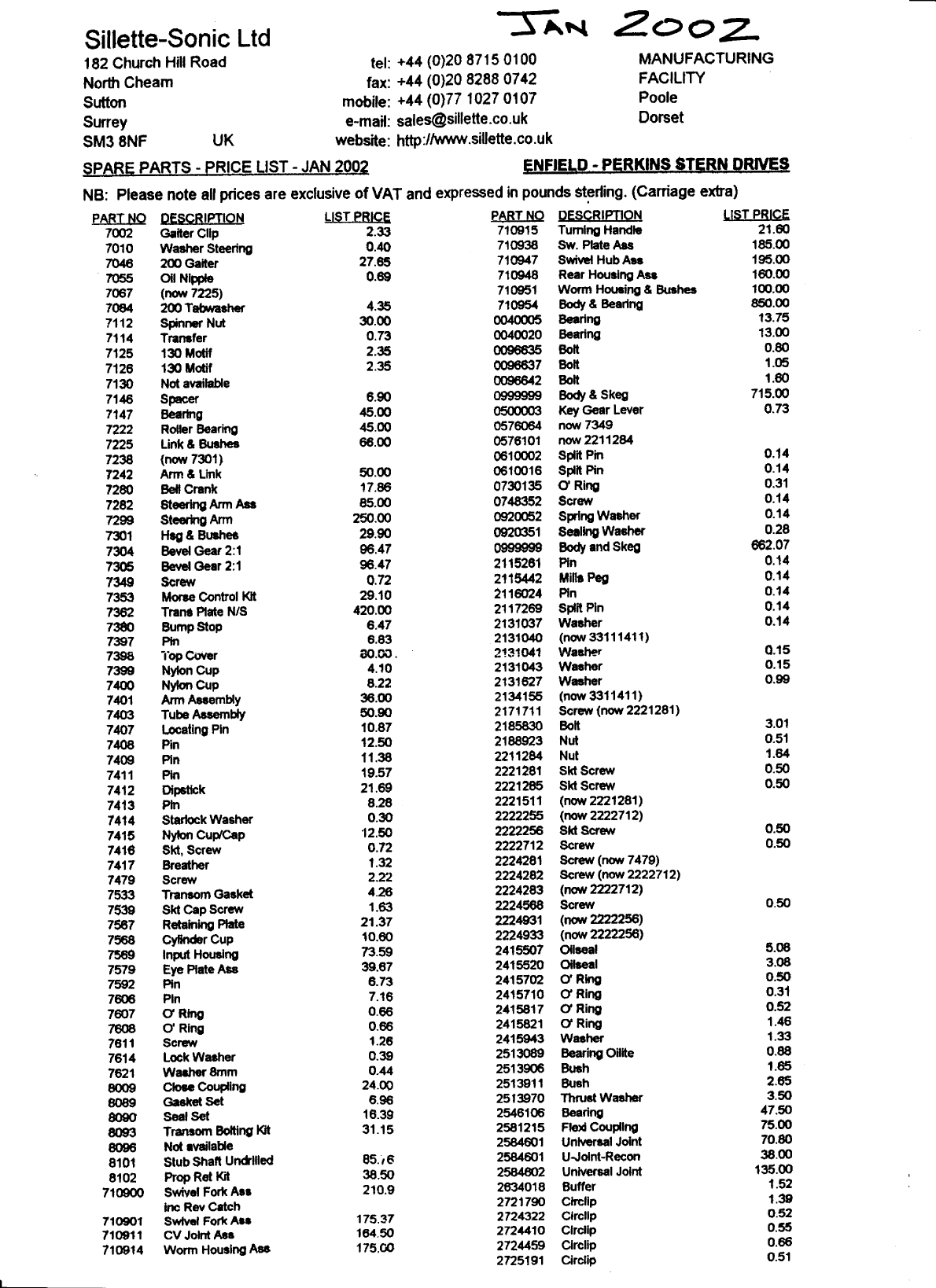 Enfield Outdrive Workshop Manual