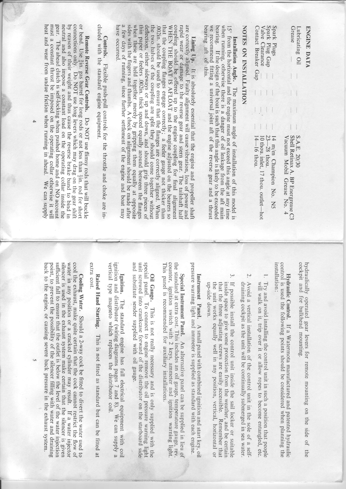 Ford Watermota Sea Wolf Tiger Otter