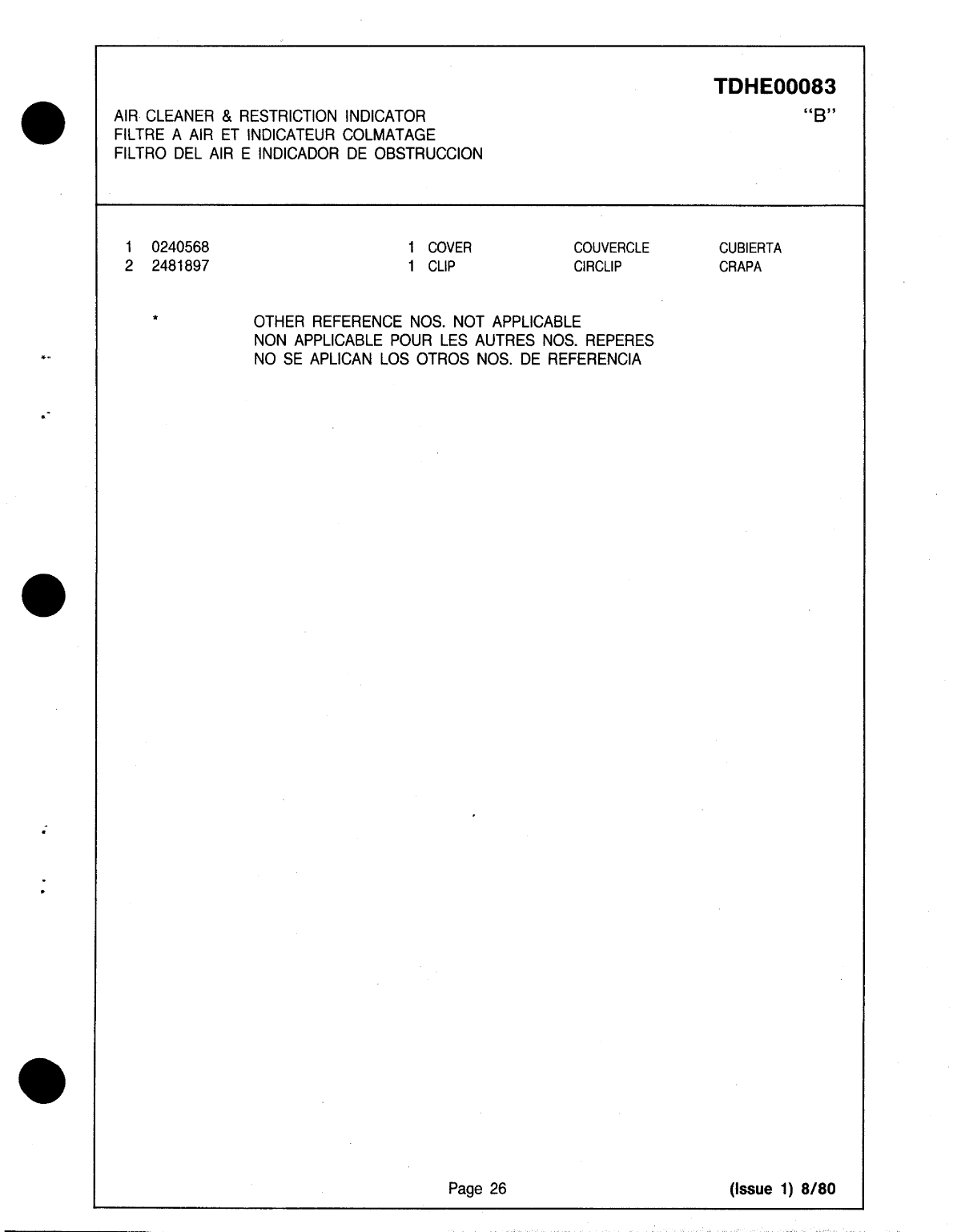 Perkins 4.108m Parts Manual