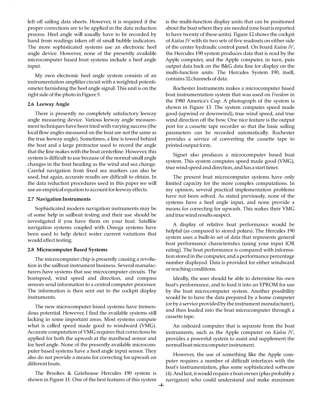 Sailboat Performance Testing Techniques