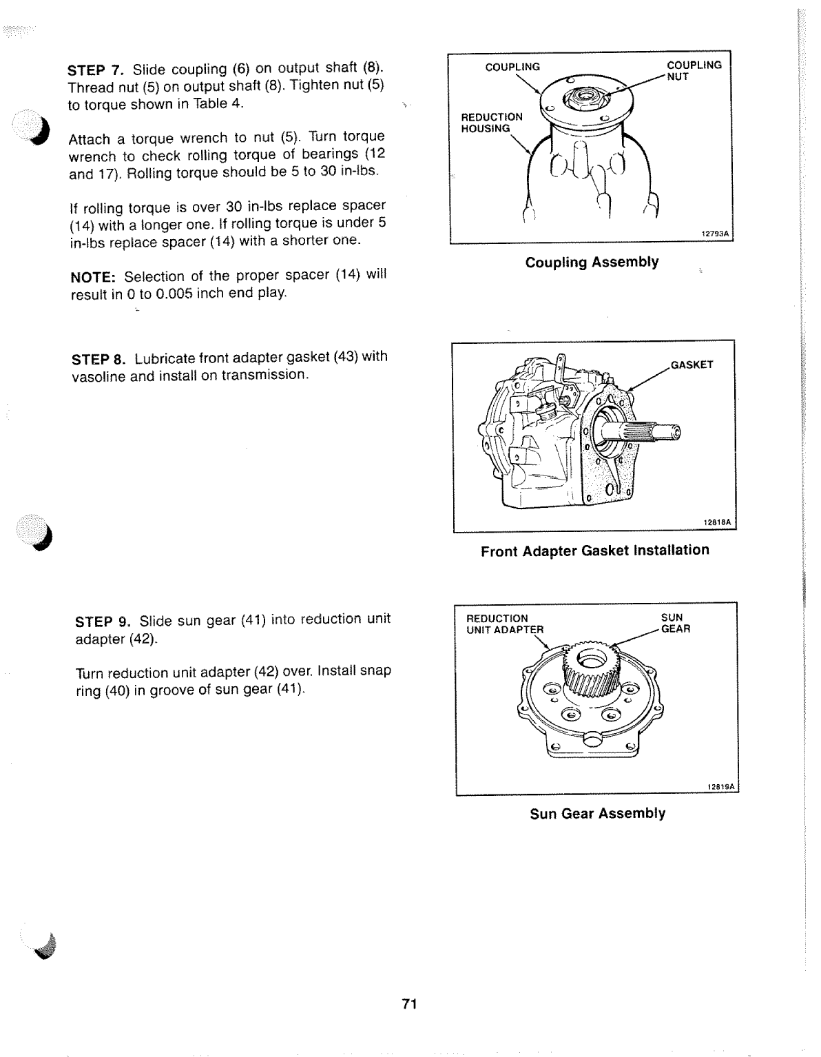 Borg Warner 71c 72c Transmission Manual