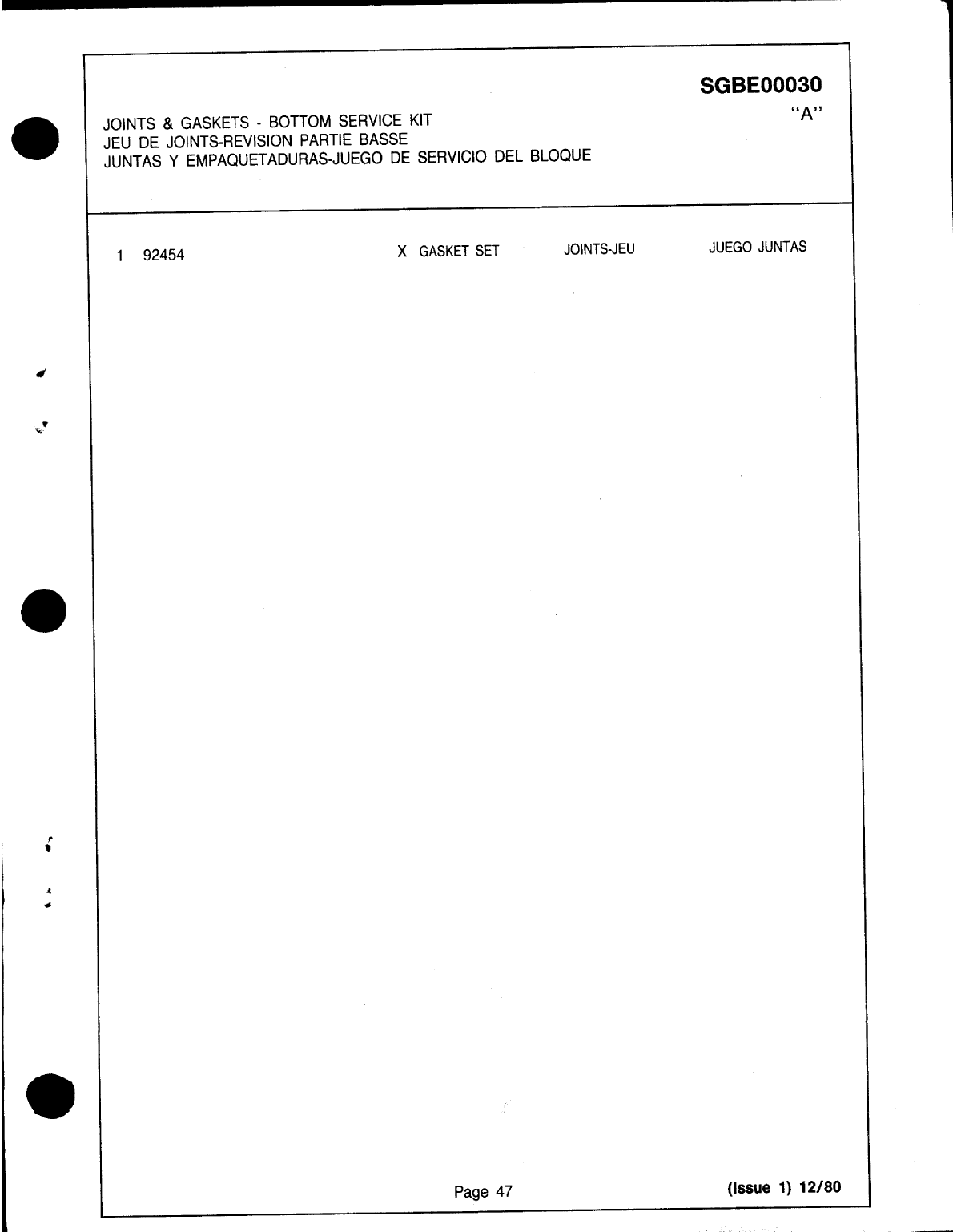 Perkins 4.108m Parts Manual