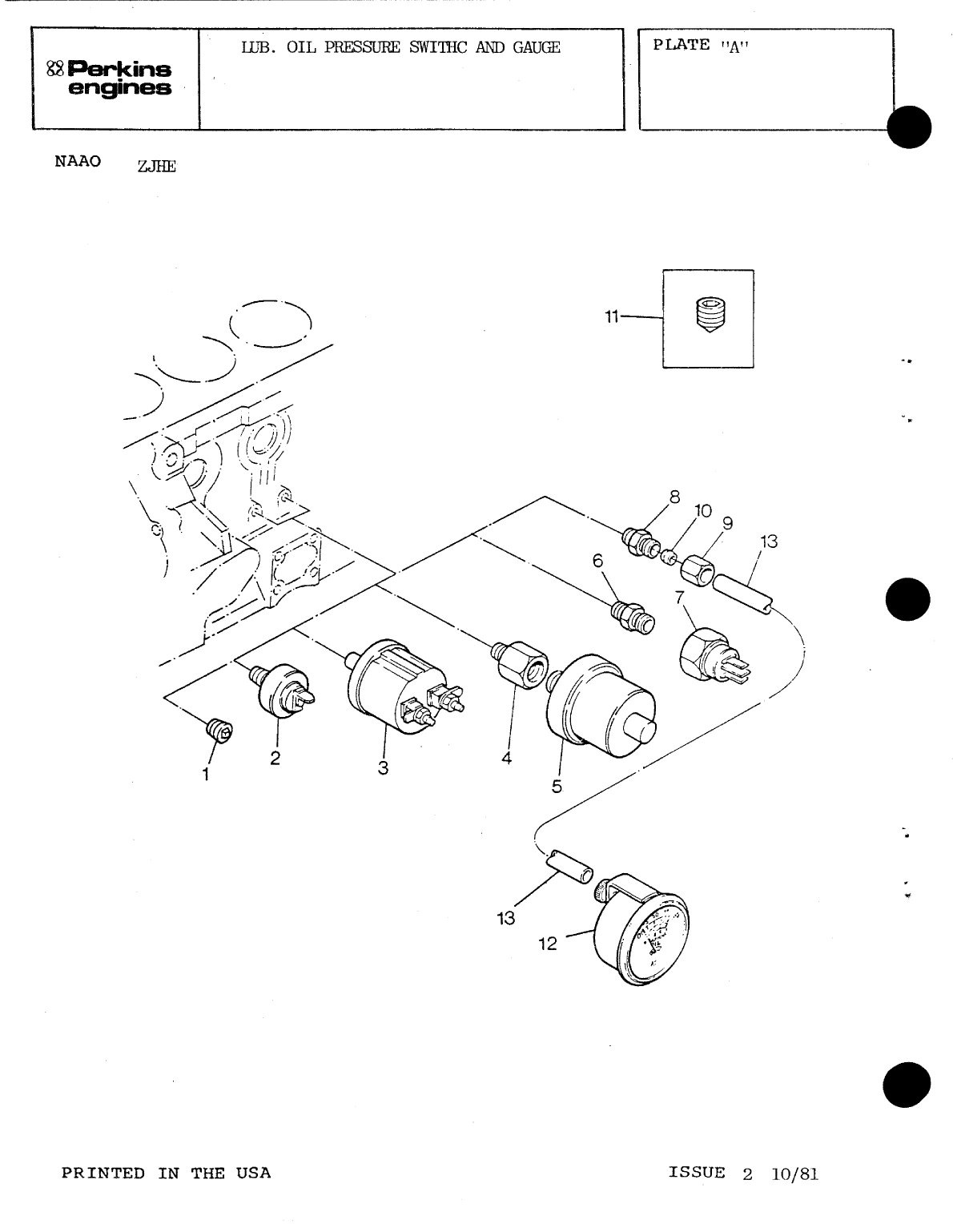 Perkins 4.108m Parts Manual