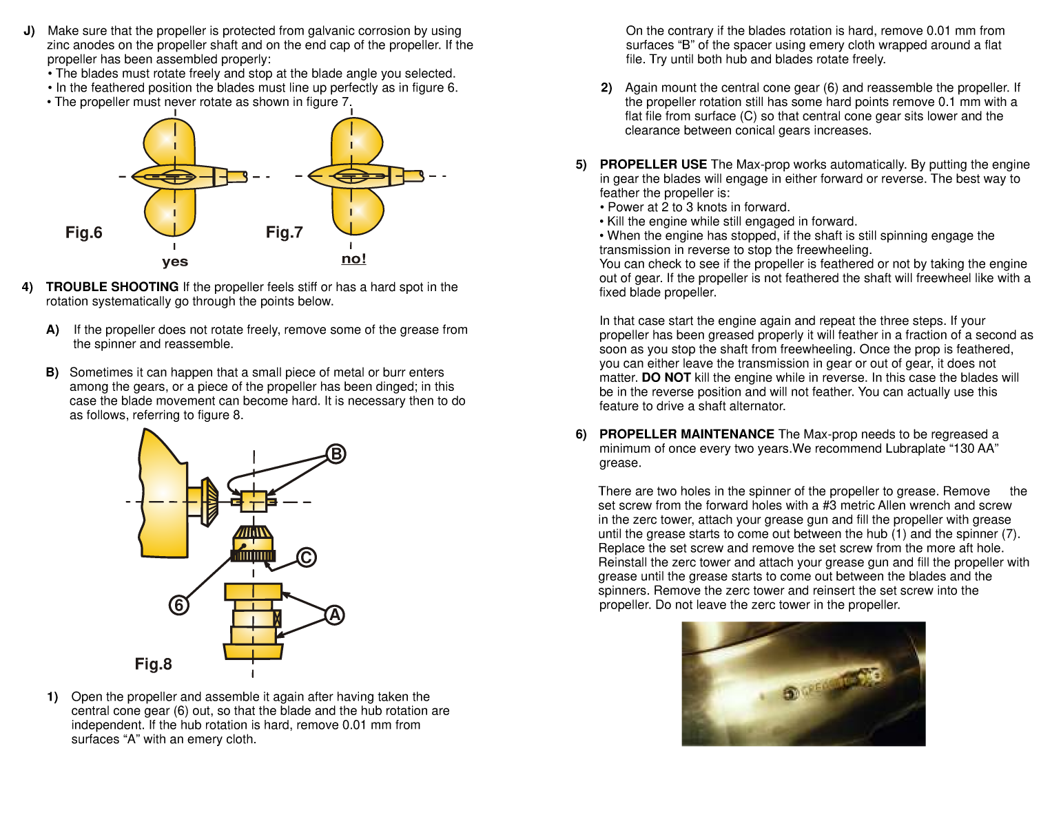 Pyi Max Prop 3 Blade Instructions