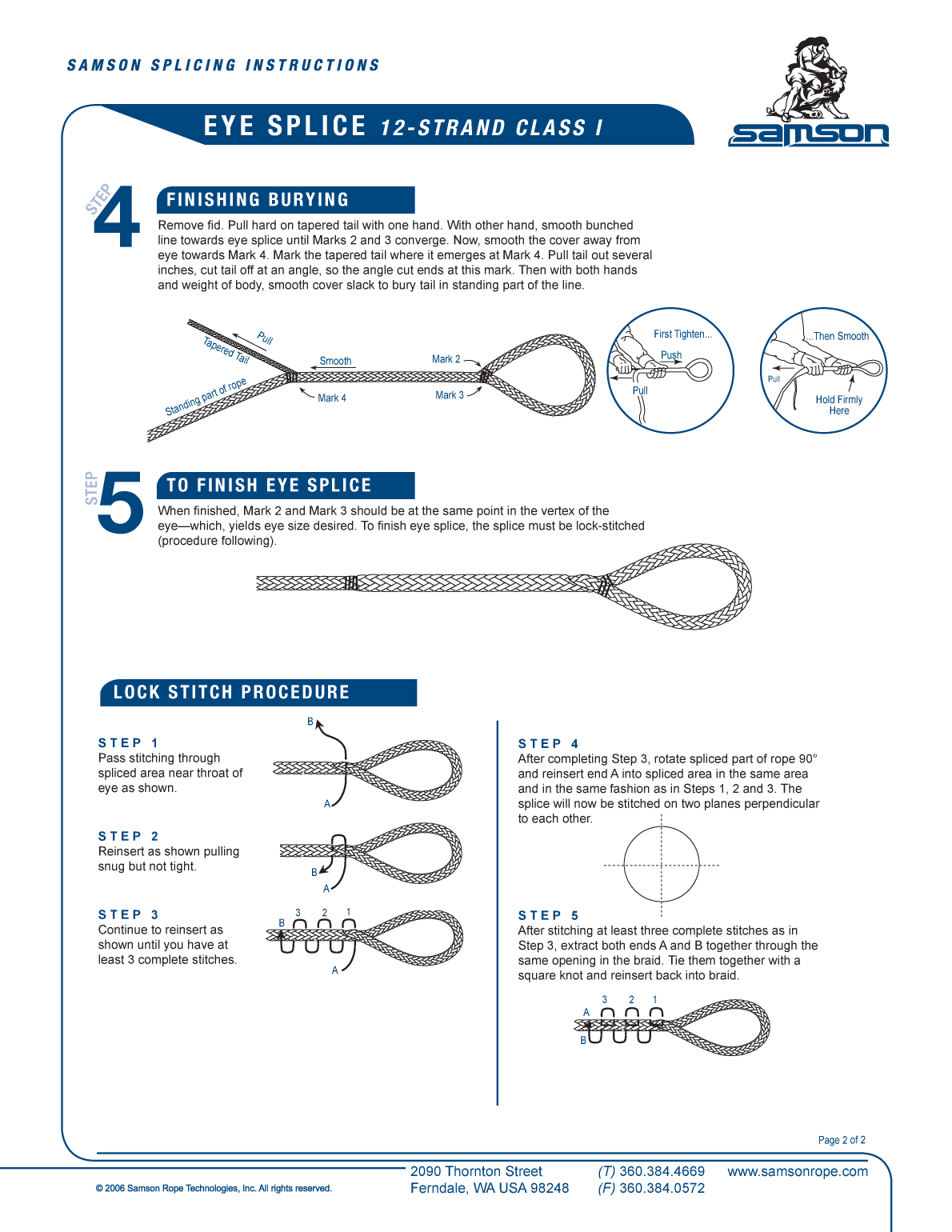 Class 1 Eye Splice