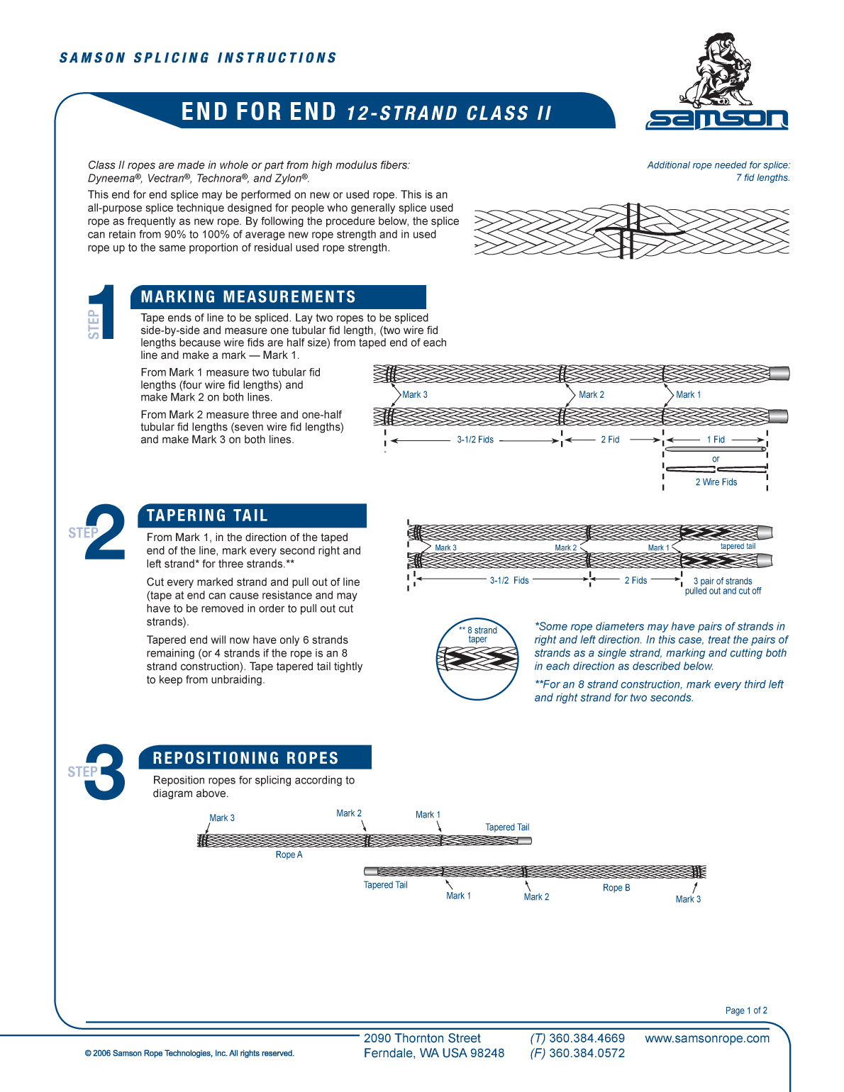 End To End Splice In Amsteel