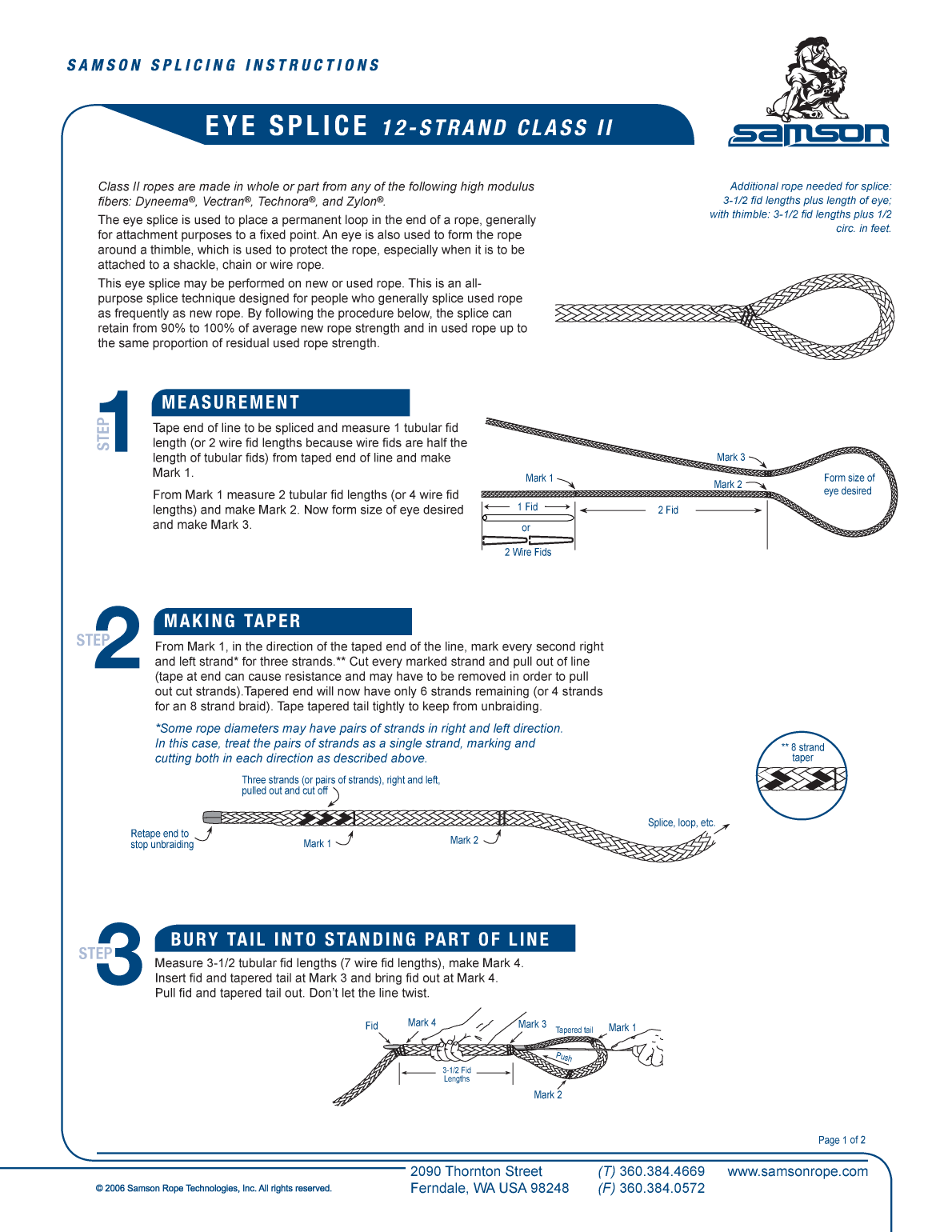 Eye Splice In Amsteel