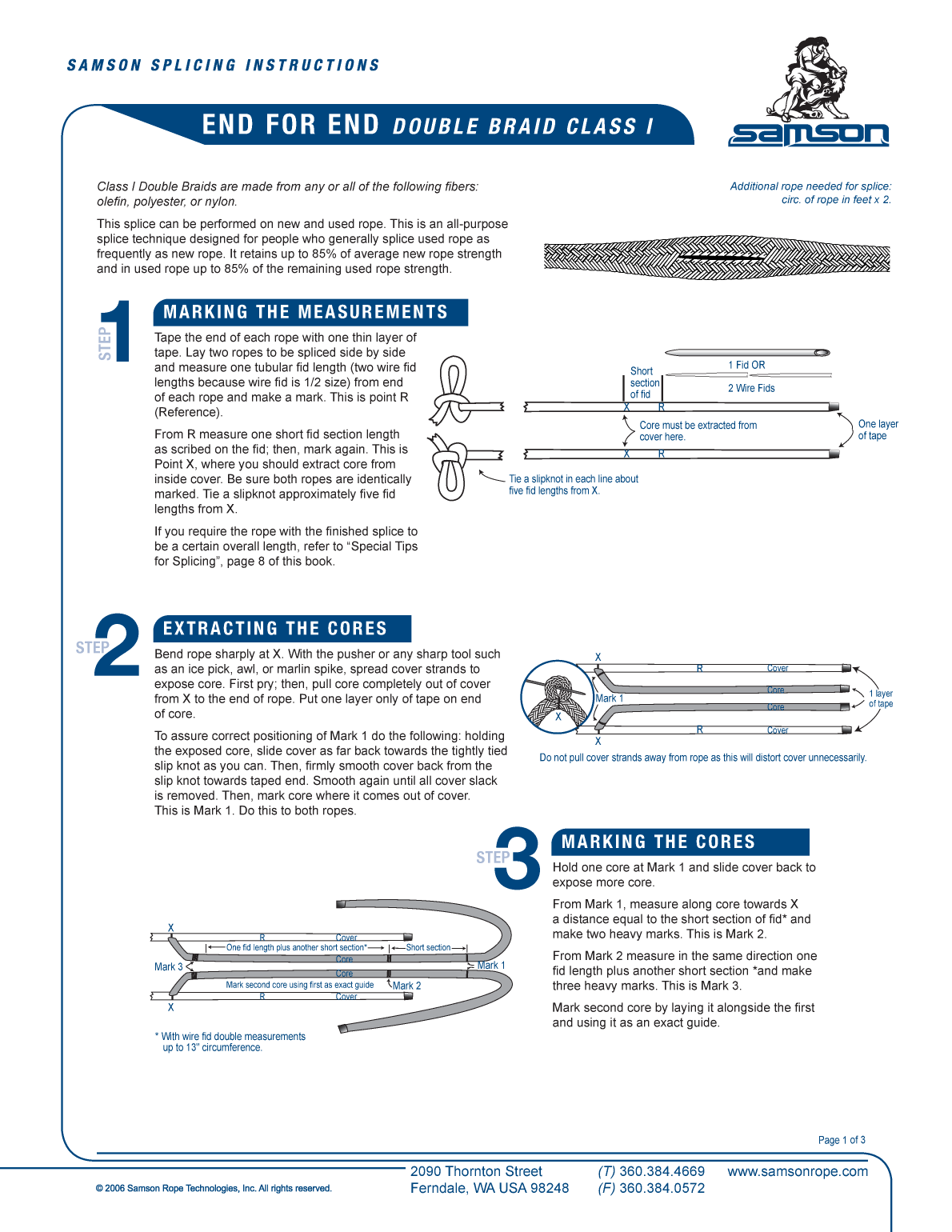 ' Double Braid End Splice'