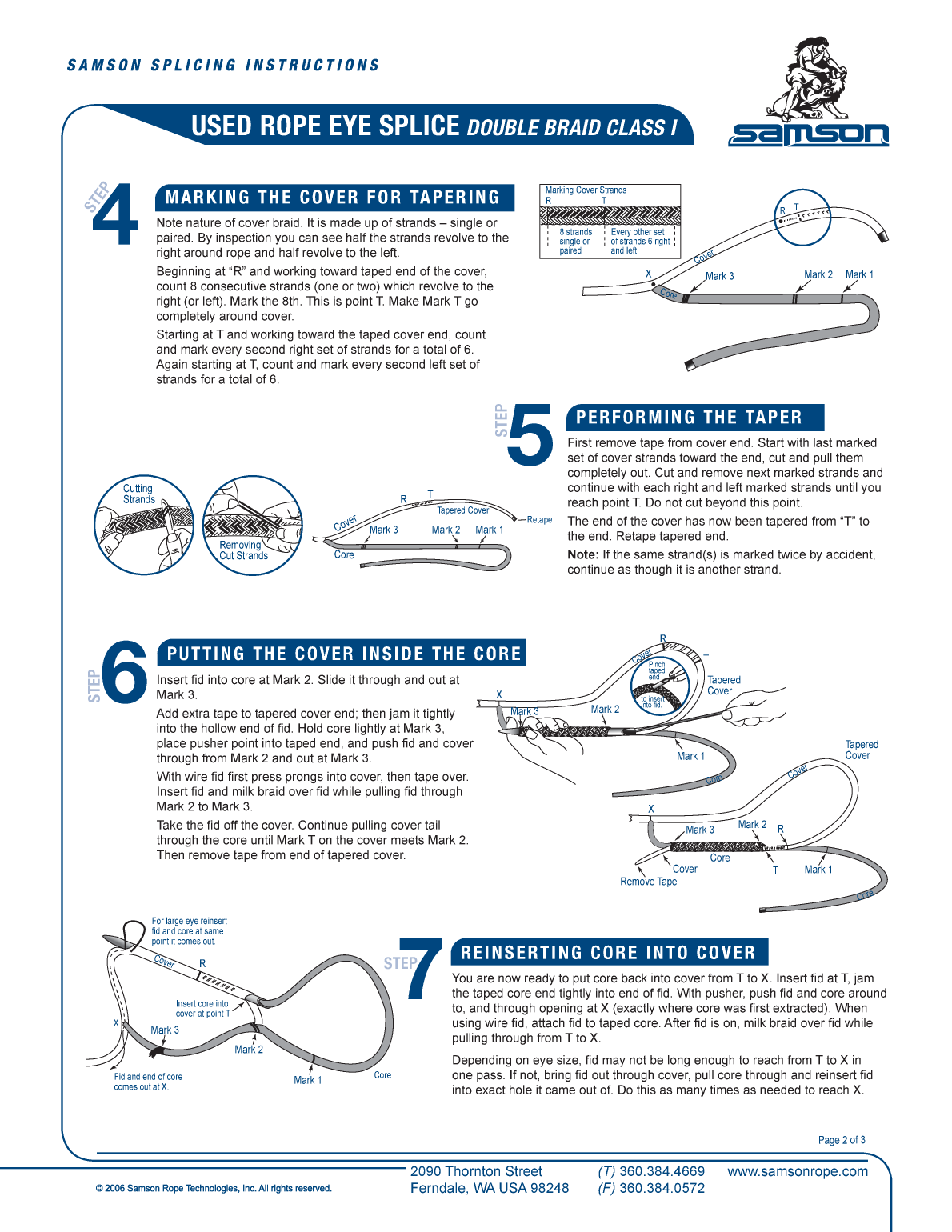 Eye Splice In Used Line