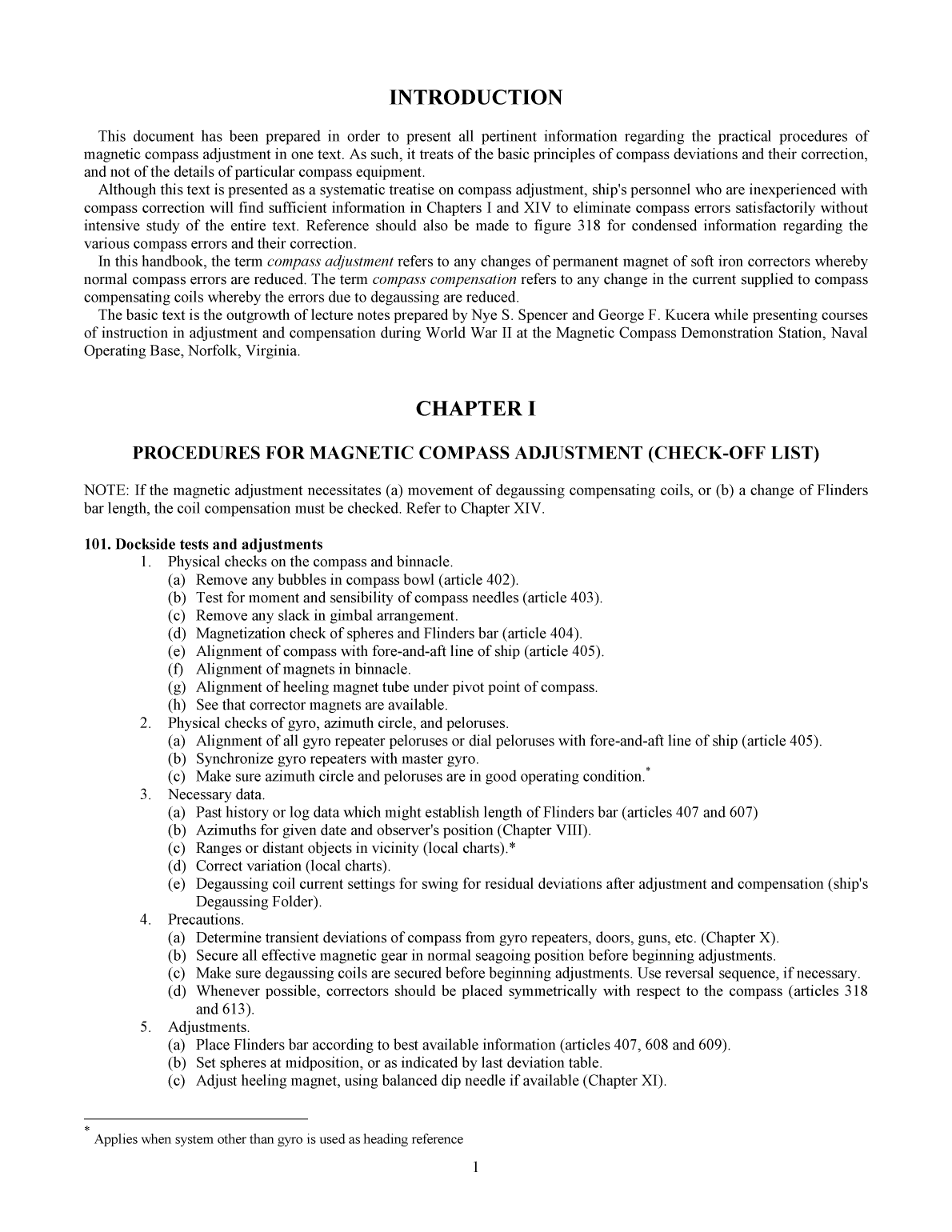 Handbook Of Magnetic Compass Adjustment