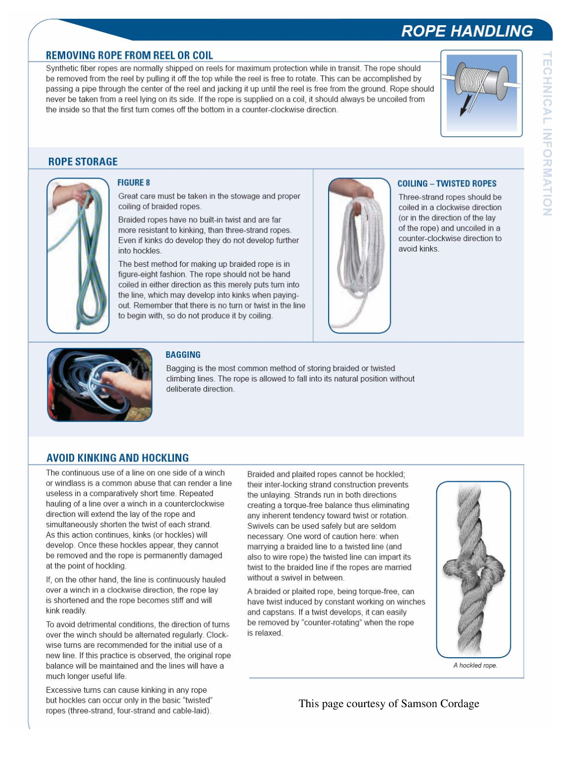 Knots for Arboriculture