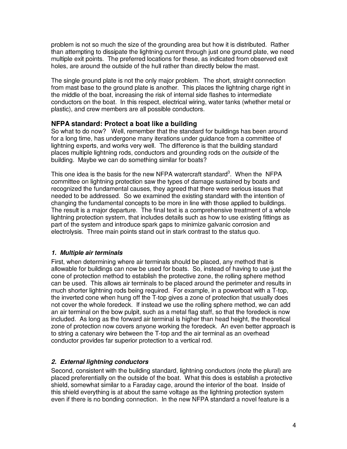 A New Concept For Lightning Protection