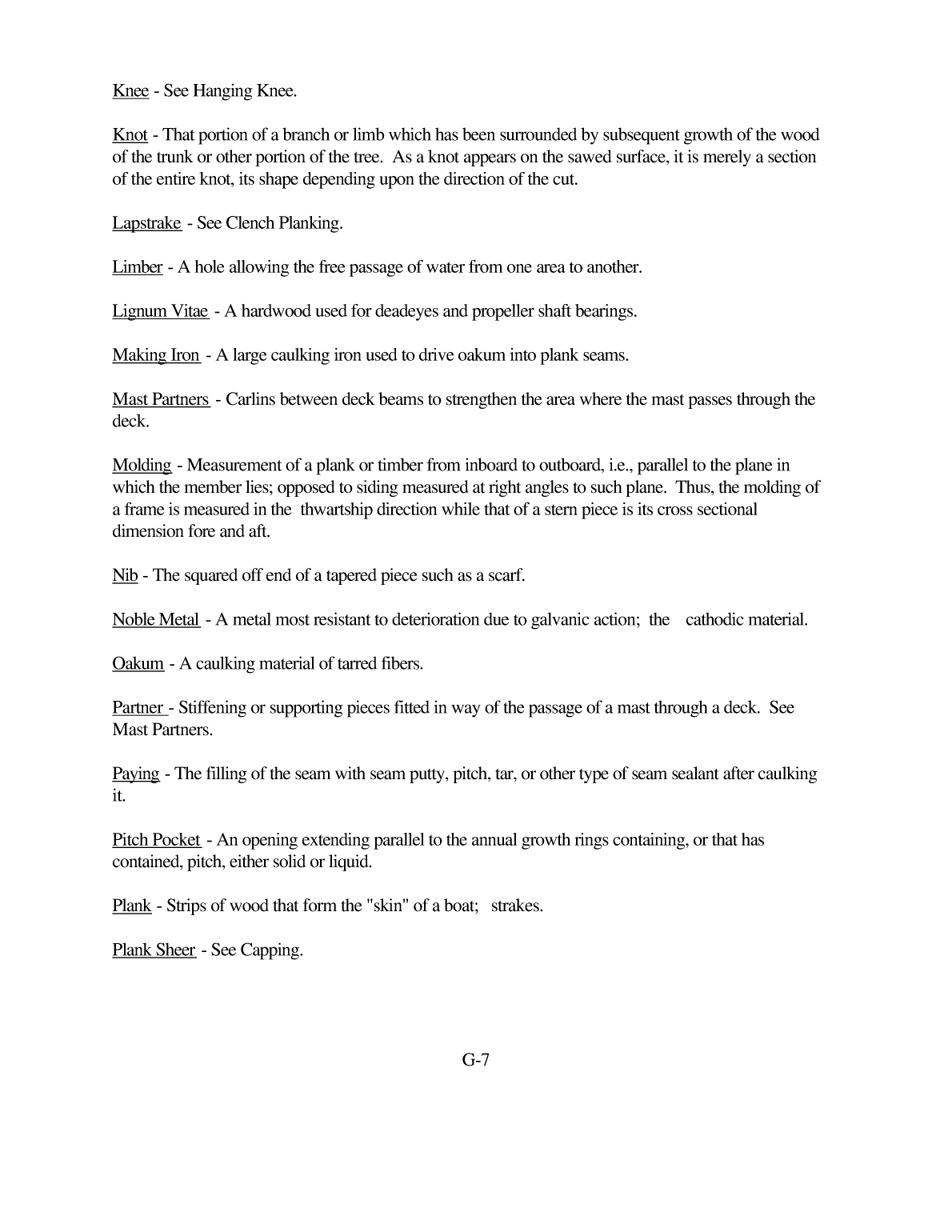 Inspection, Repair, And Maintenance Of Wood Hulls