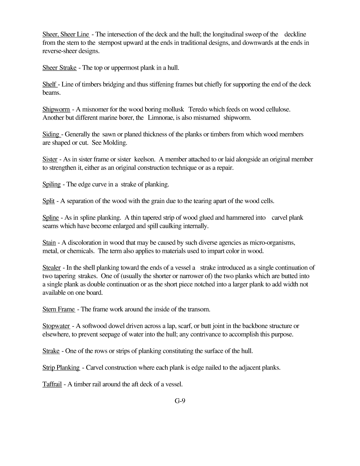 Inspection, Repair, And Maintenance Of Wood Hulls