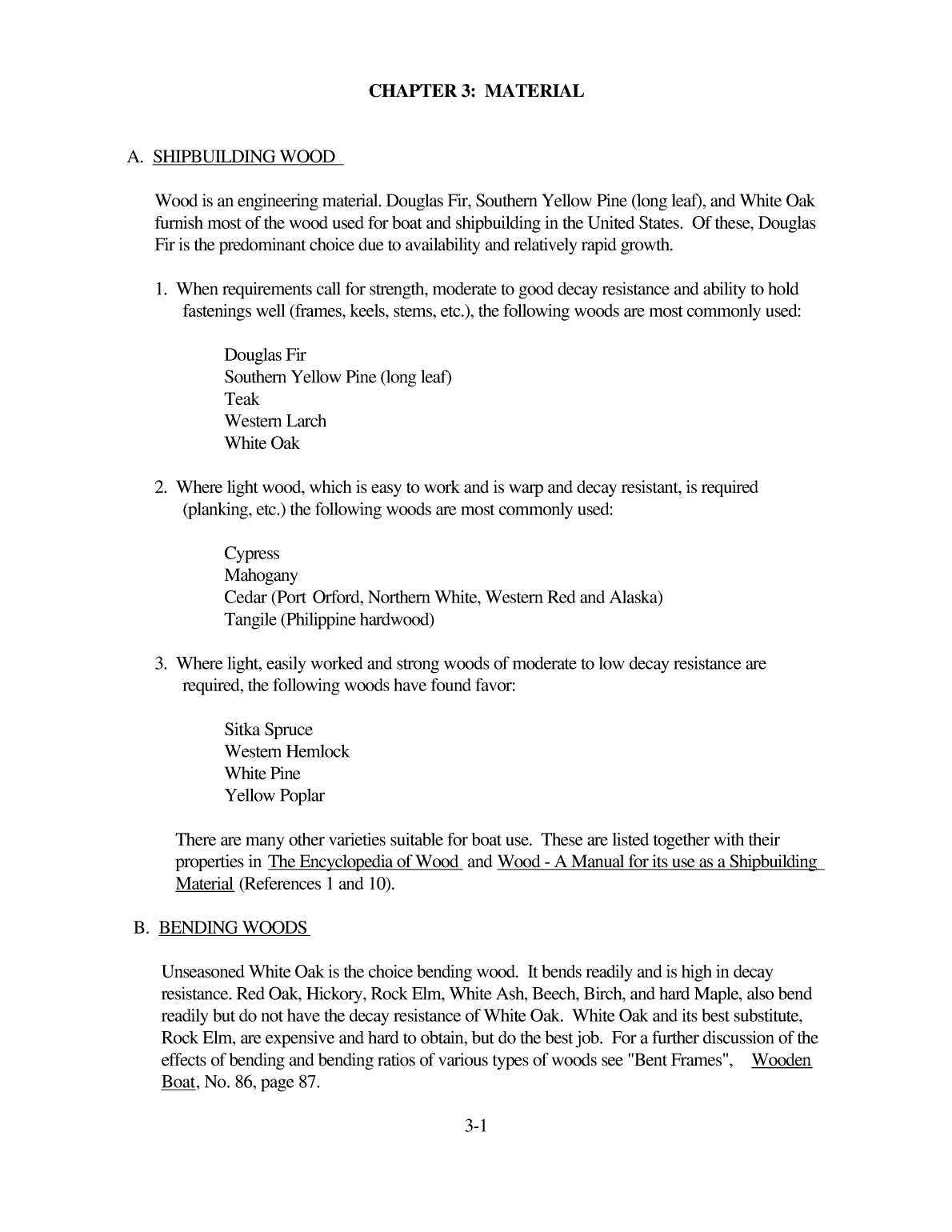 Inspection, Repair, And Maintenance Of Wood Hulls