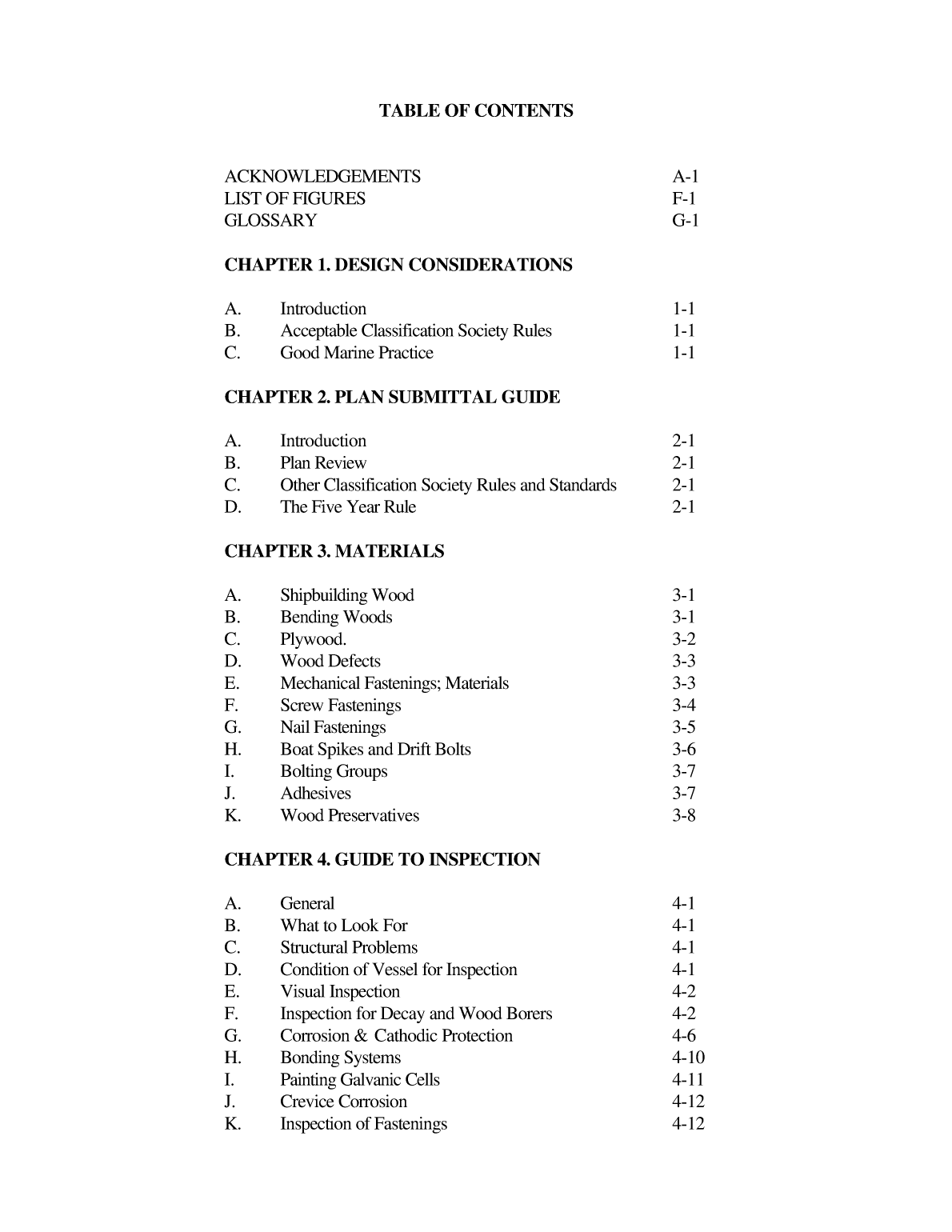 Inspection, Repair, And Maintenance Of Wood Hulls