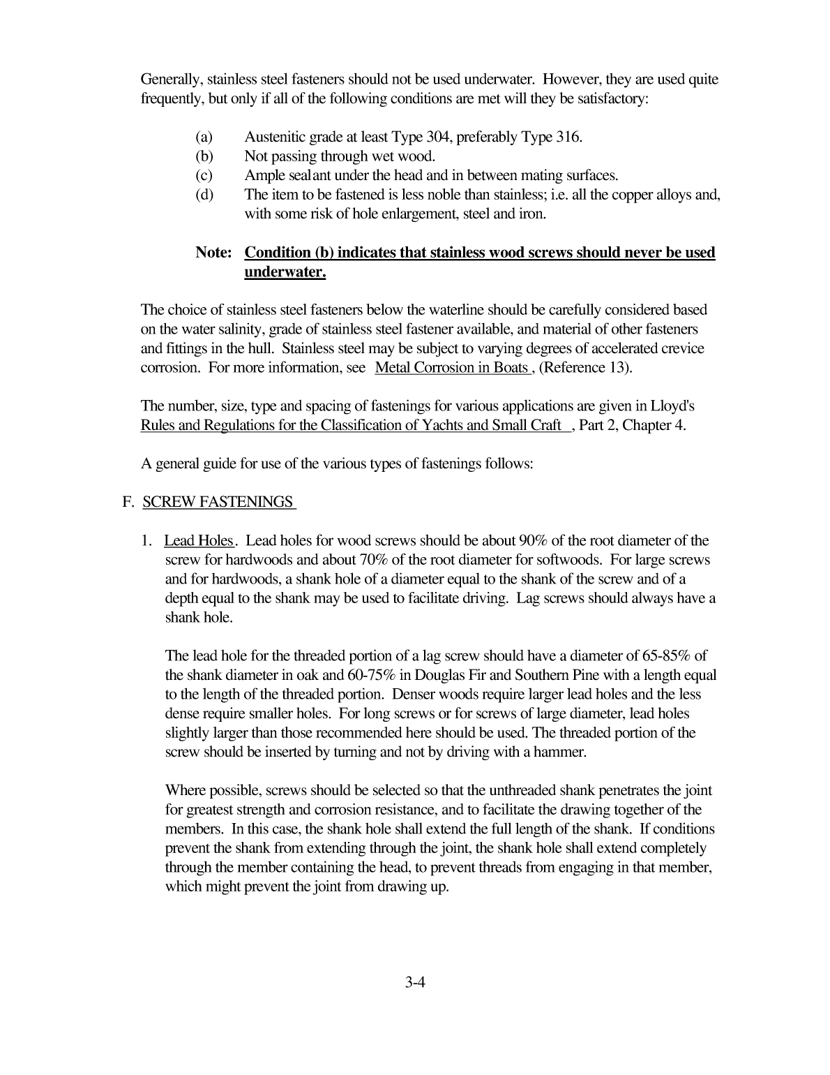 Inspection, Repair, And Maintenance Of Wood Hulls