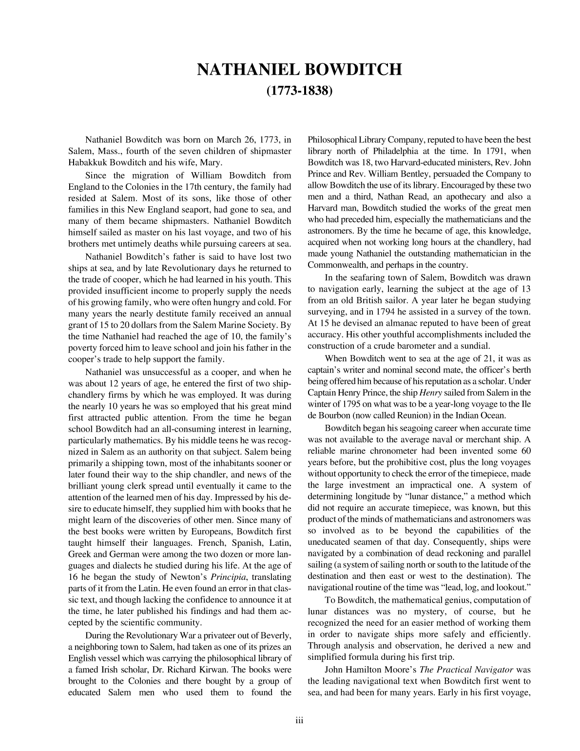 The American Practical Navigator