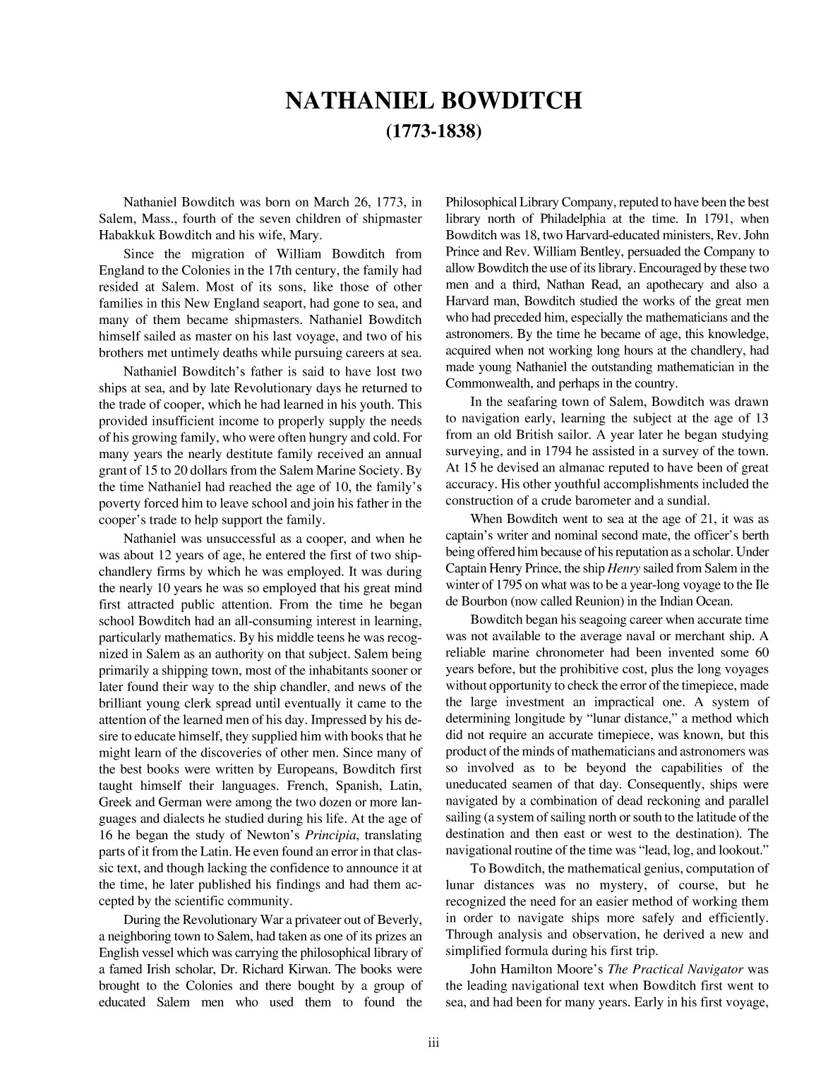 The American Practical Navigator