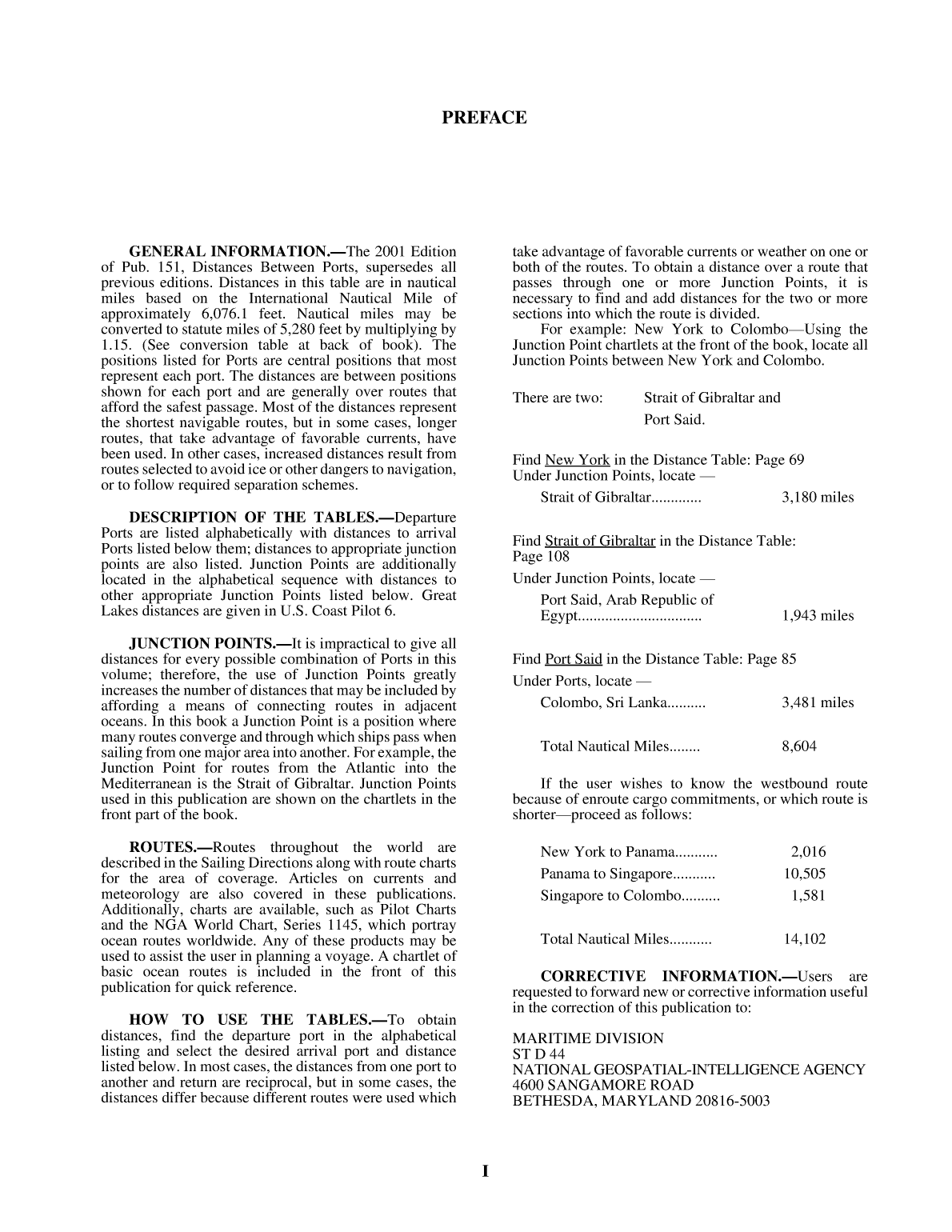 Distance Between Ports