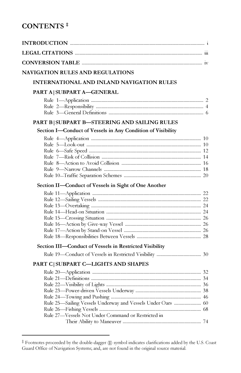 Uscg Navigation Rules And Regulations Handbook( April 2020)
