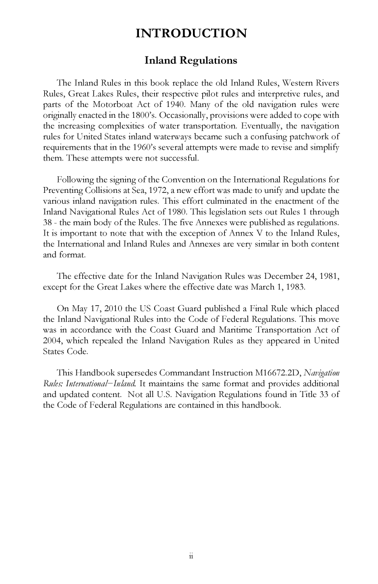 Uscg Navigation Rules And Regulations Handbook( April 2020)