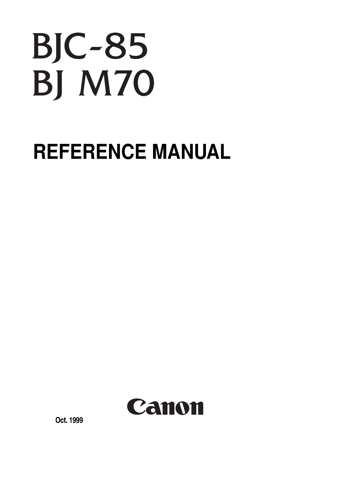 Canon Bjc85 Rm