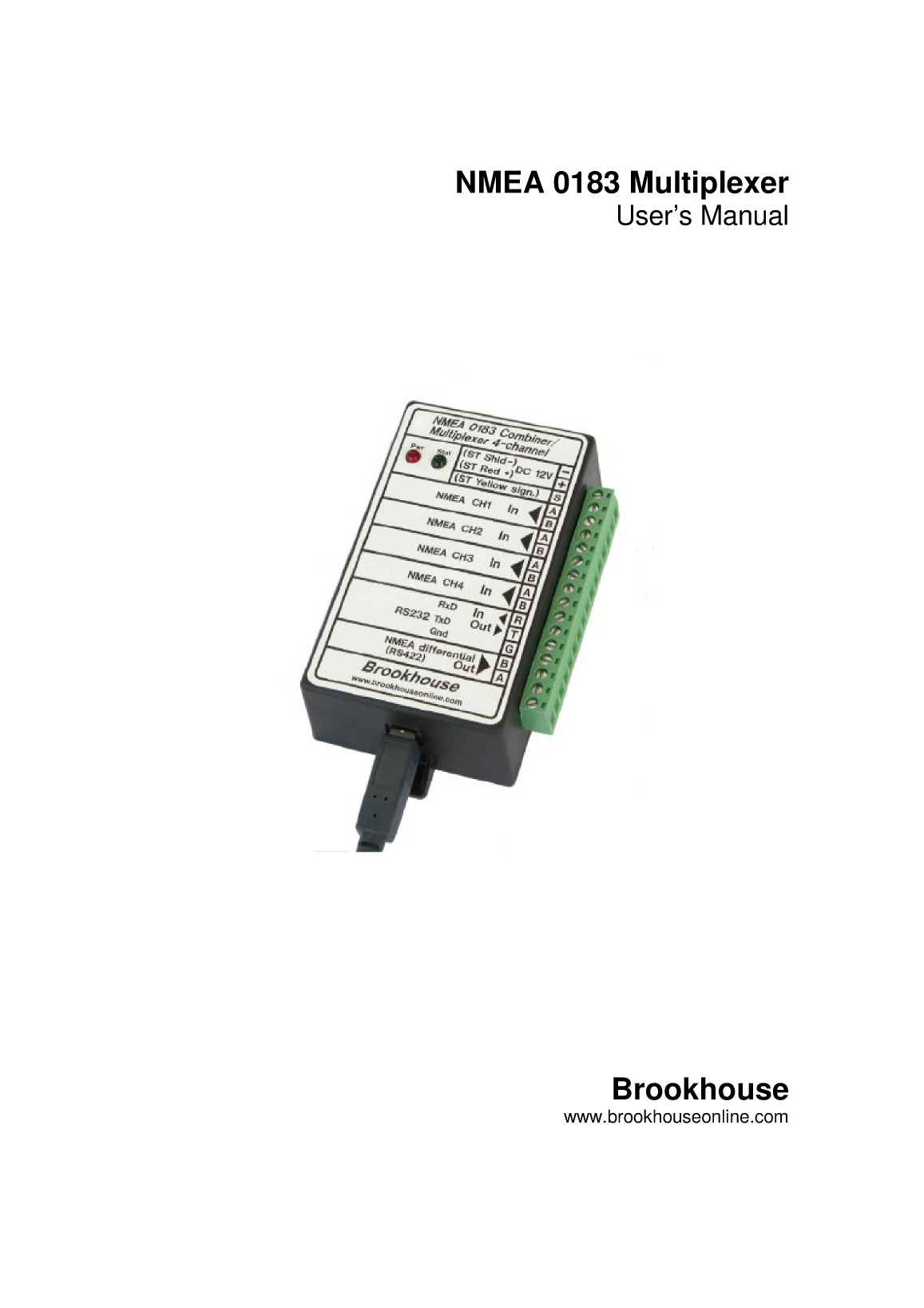 Brookhouse Nmea Mux Mk 2 Manual