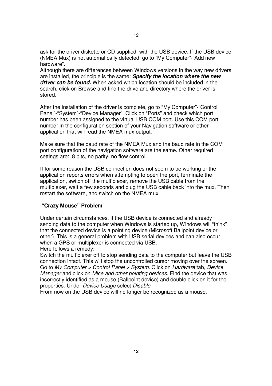 Brookhouse Nmea Mux Mk 2 Manual