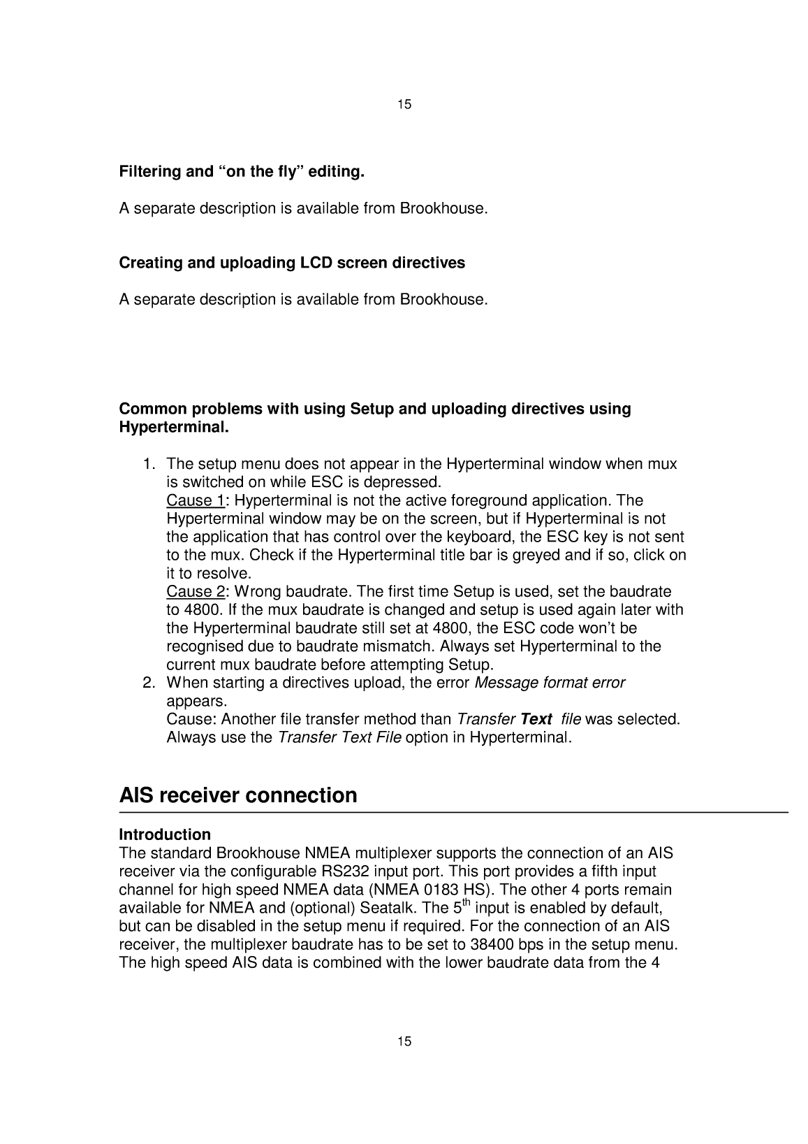 Brookhouse Nmea Mux Mk 2 Manual