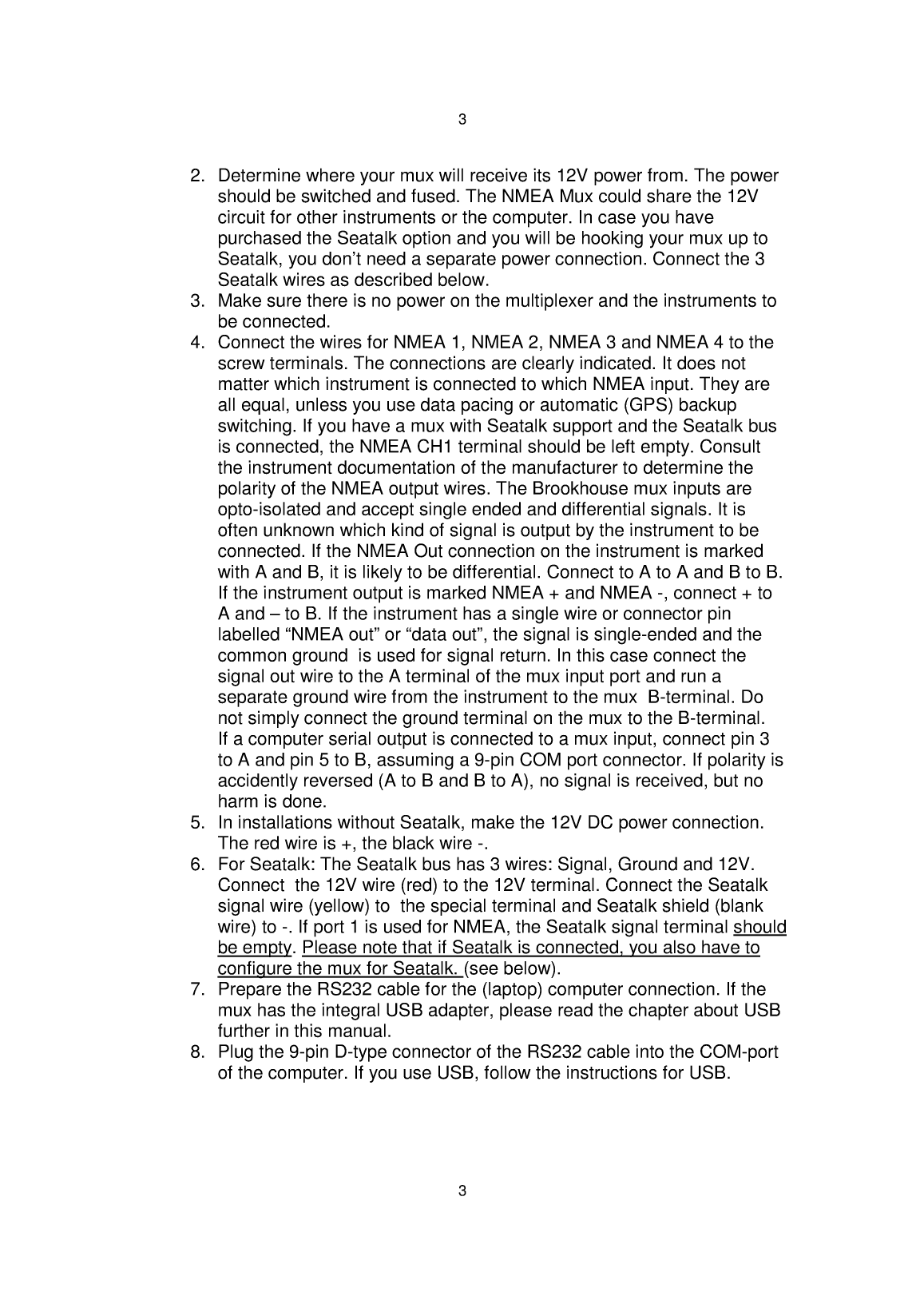 Brookhouse Nmea Mux Mk 2 Manual