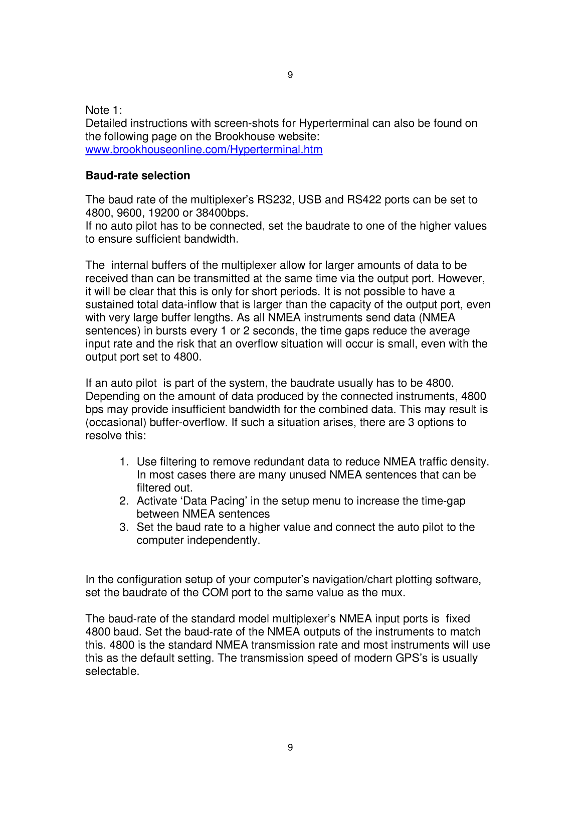 Brookhouse Nmea Mux Mk 2 Manual