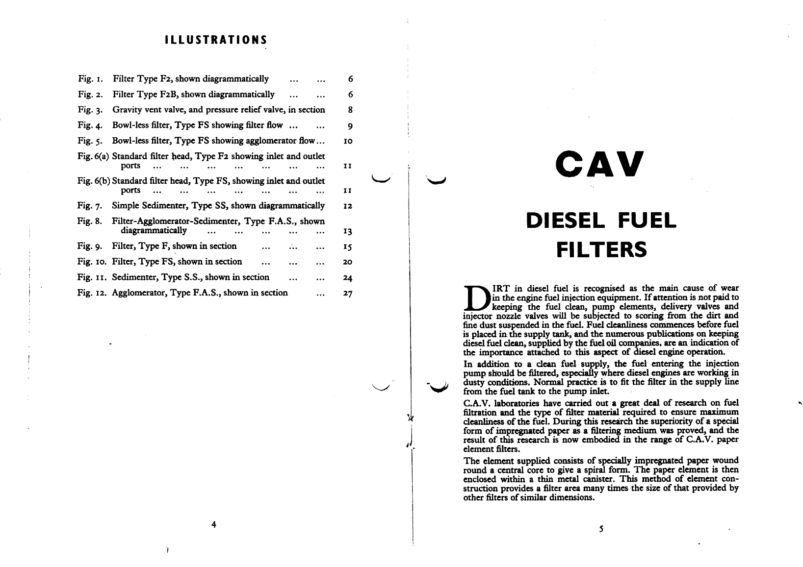 Cav Diesel Fuel Filter