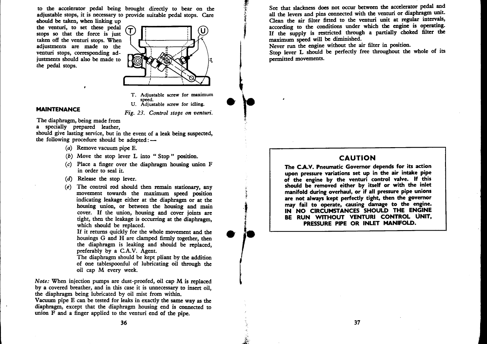 'cav Fuel Injection Equipment'