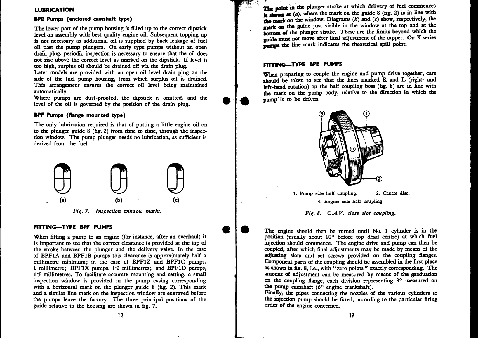 'cav Fuel Injection Equipment'