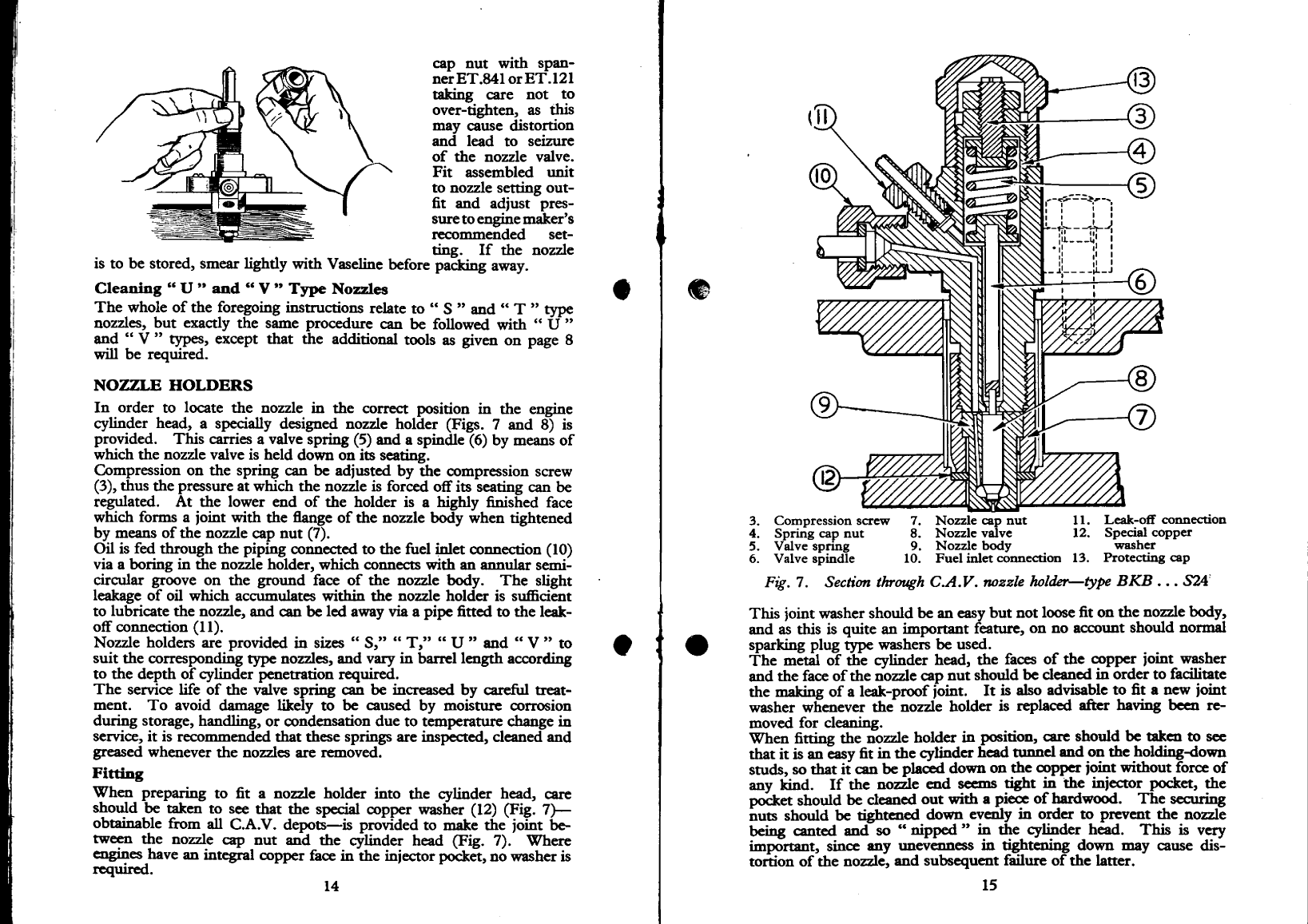 Cav Fuel Injection Nozzles