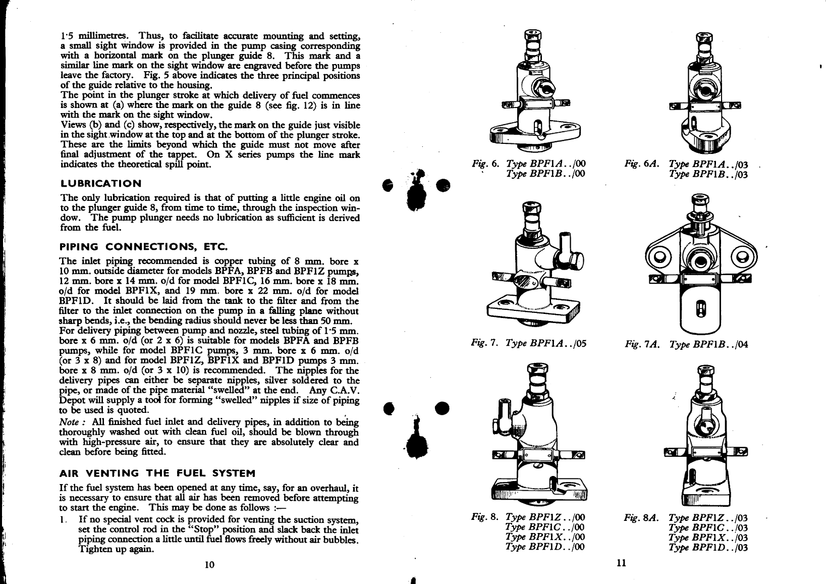 'cav Fuel Injection Pumps'