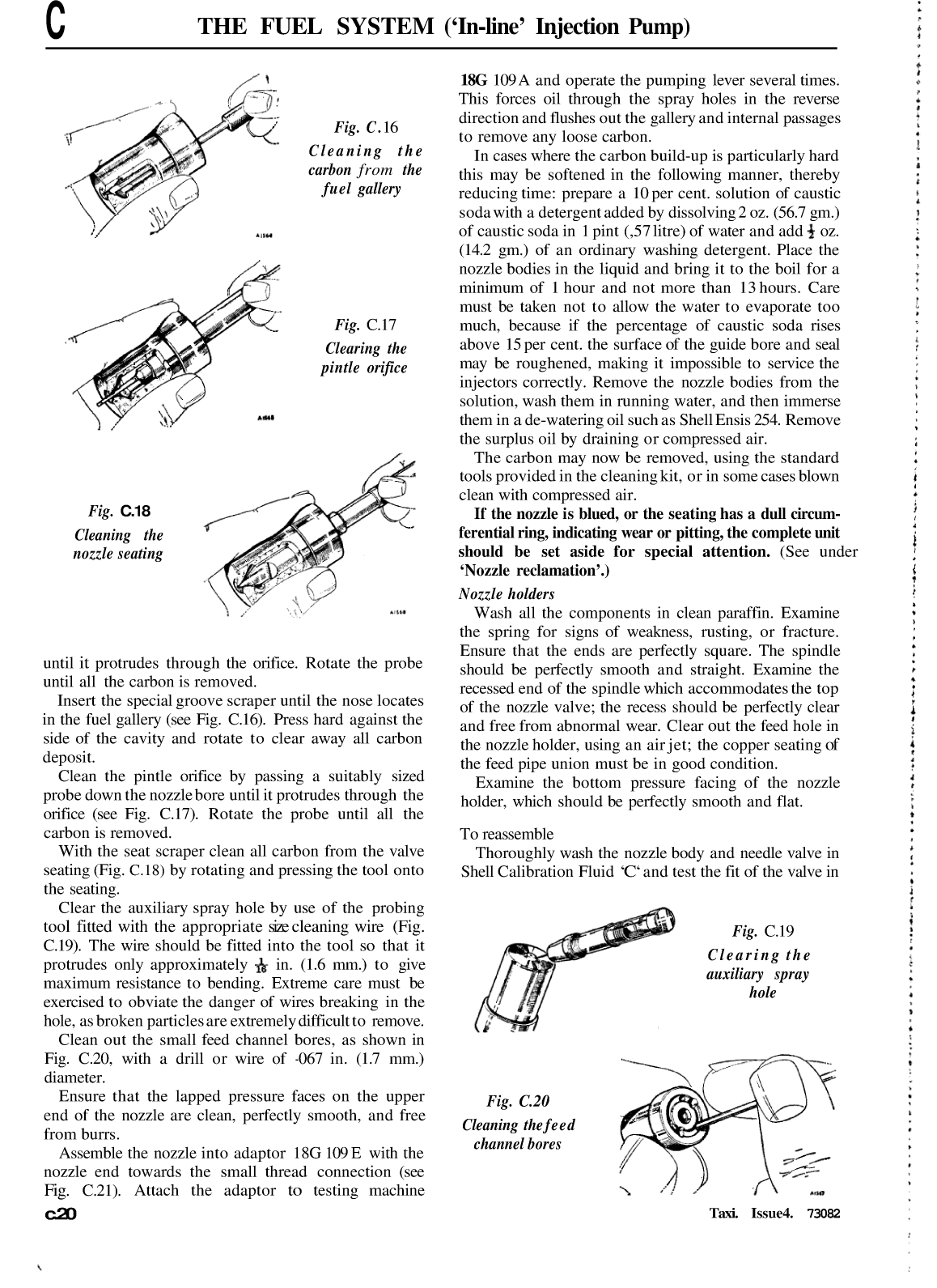 'cav Pintaux Injection Nozzle Rebuild'