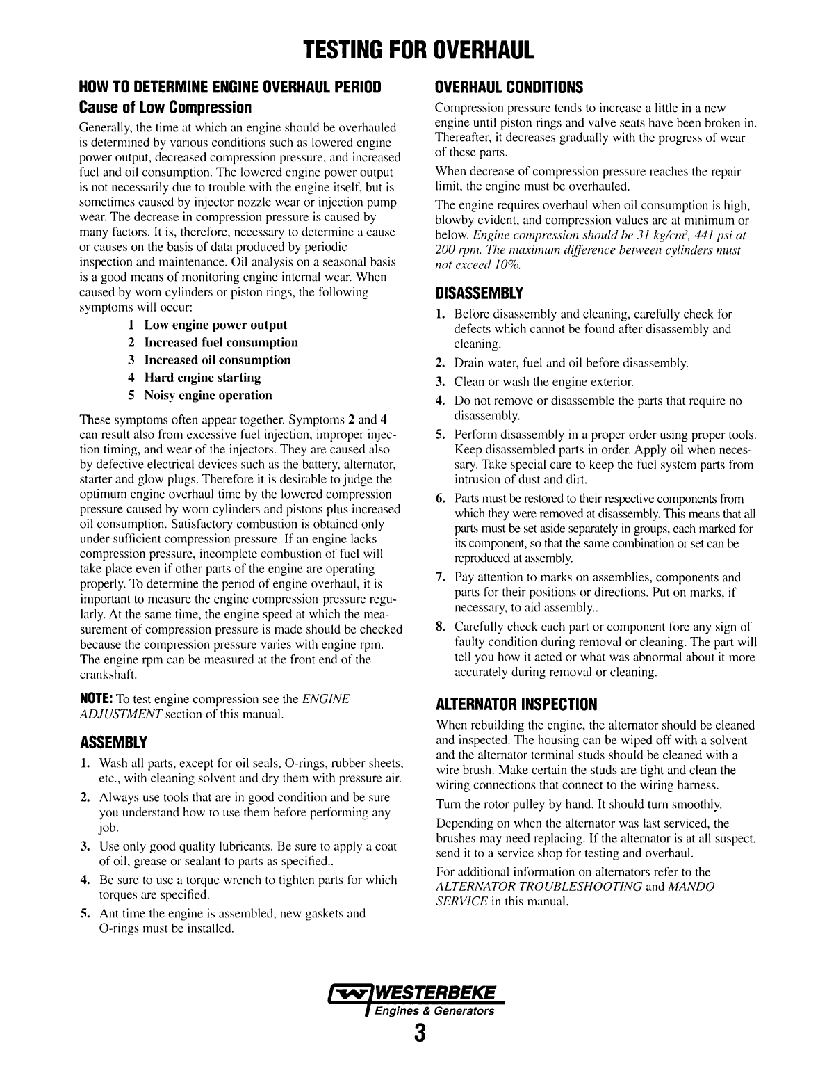 Century 120 N6 Technical Manual