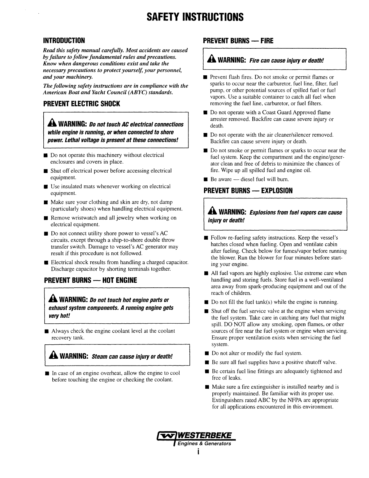 Century 170 T6 Operator's Manual