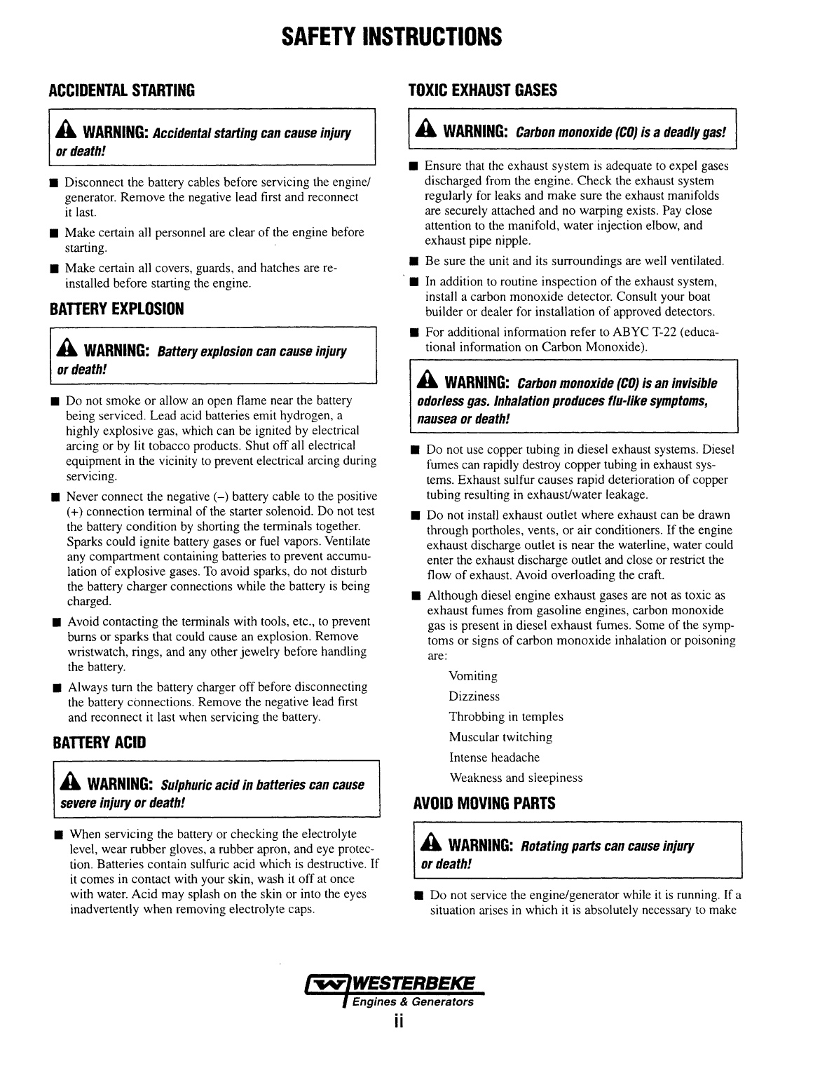 Century 170 T6 Operator's Manual