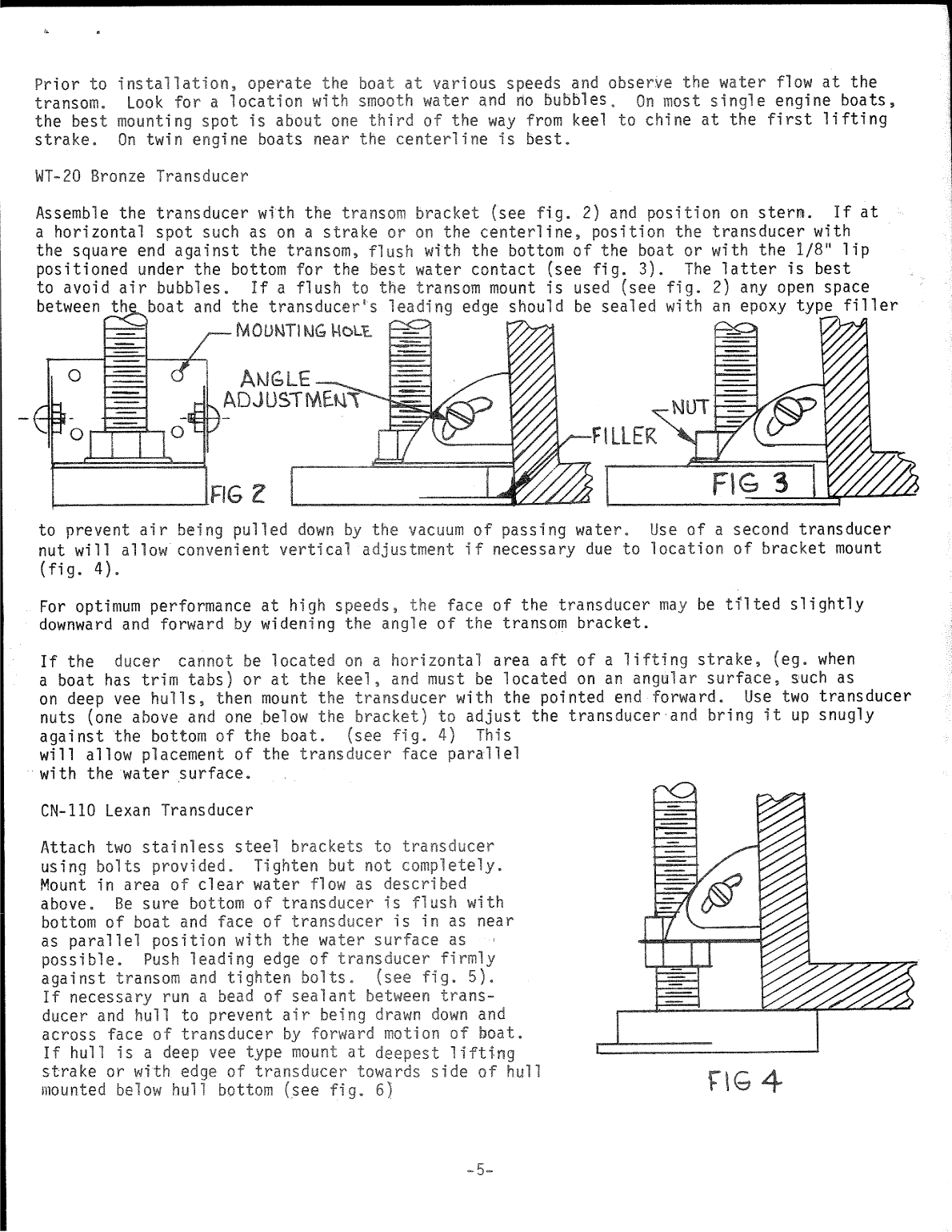 Coastal Navigator Depth Sounder Installation